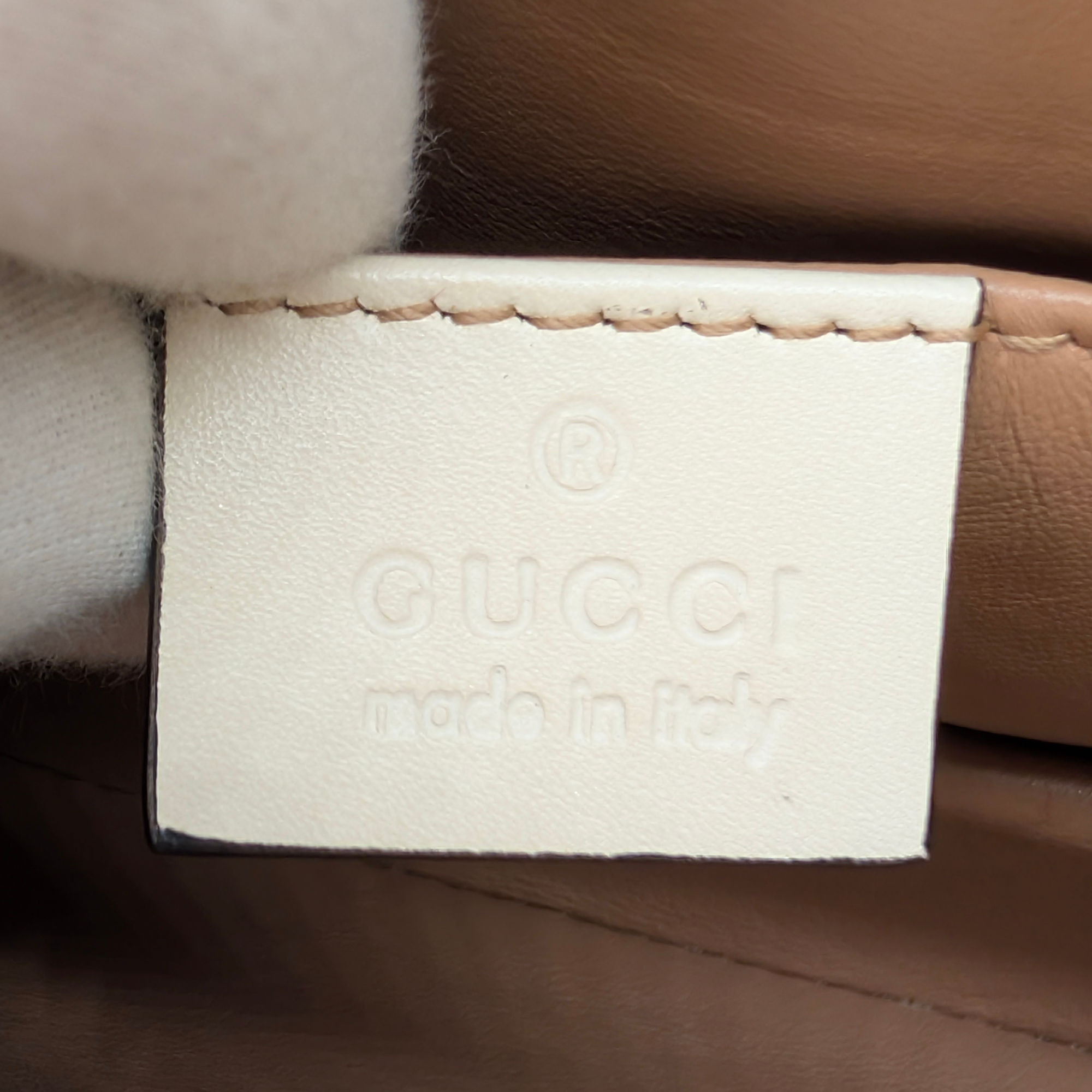Gucci Mini Queen Margaret Broadway Bag Beige