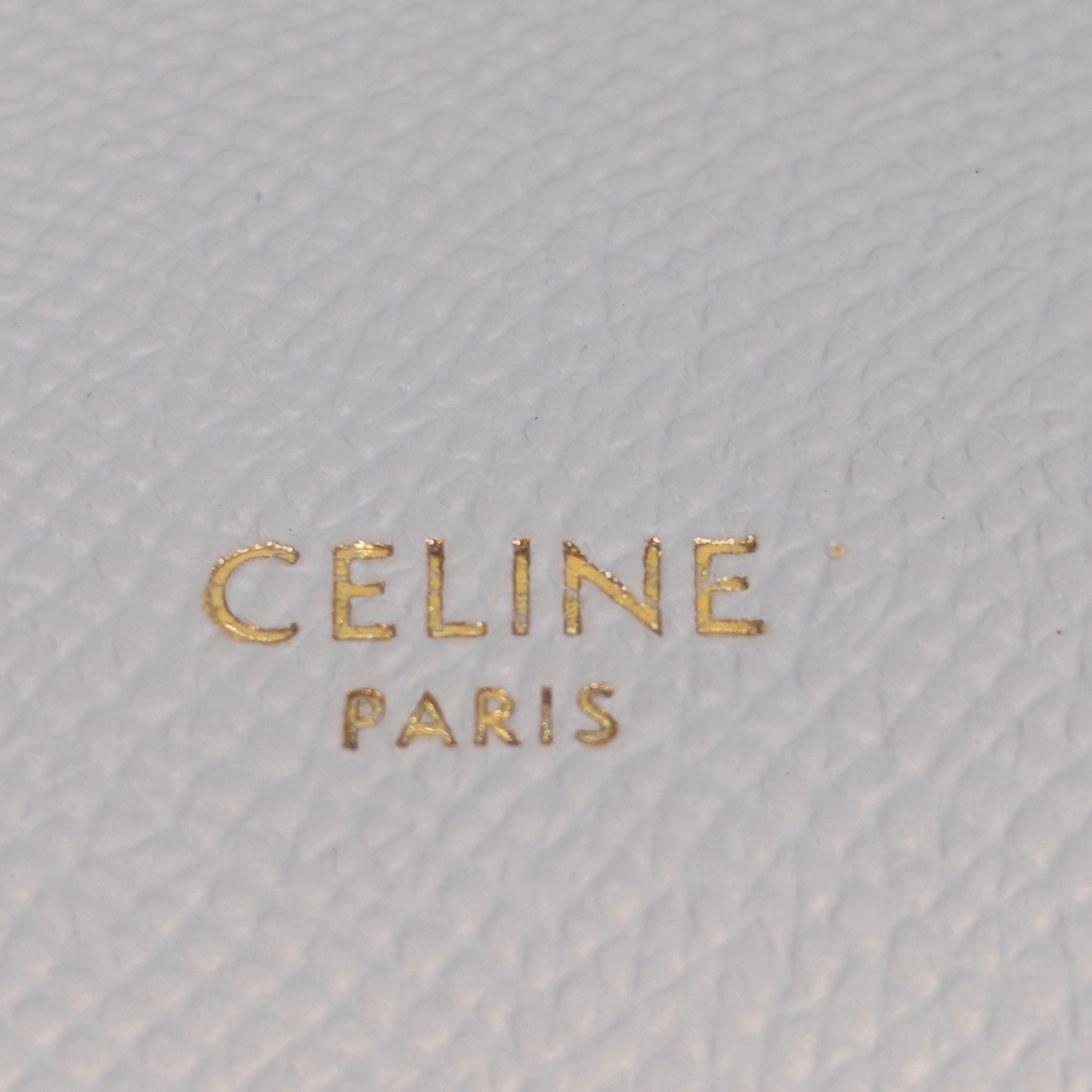 Celine Micro Grained Calfskin Belt Bag Pearl Blue