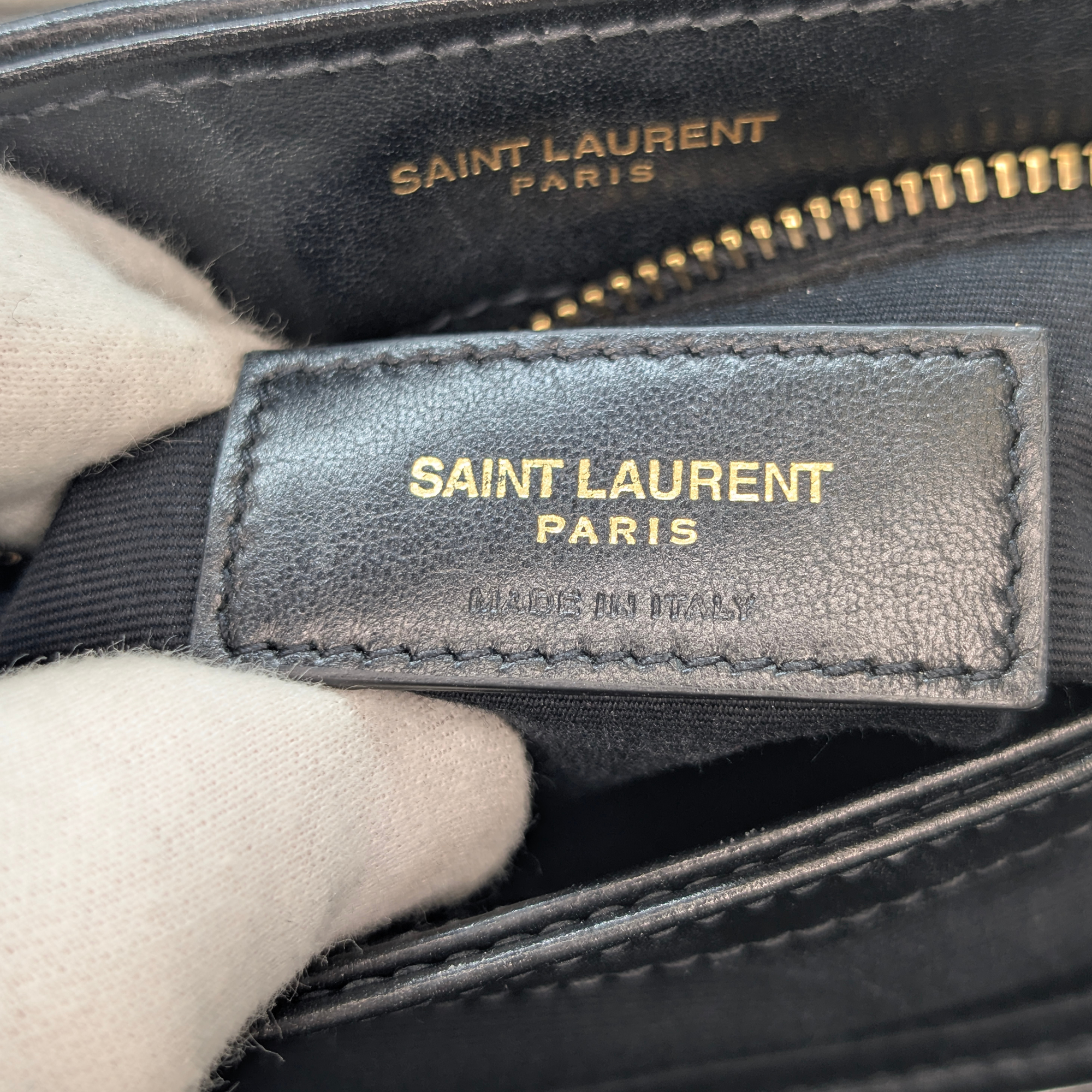 Saint Laurent Mini Loulou Bag Black
