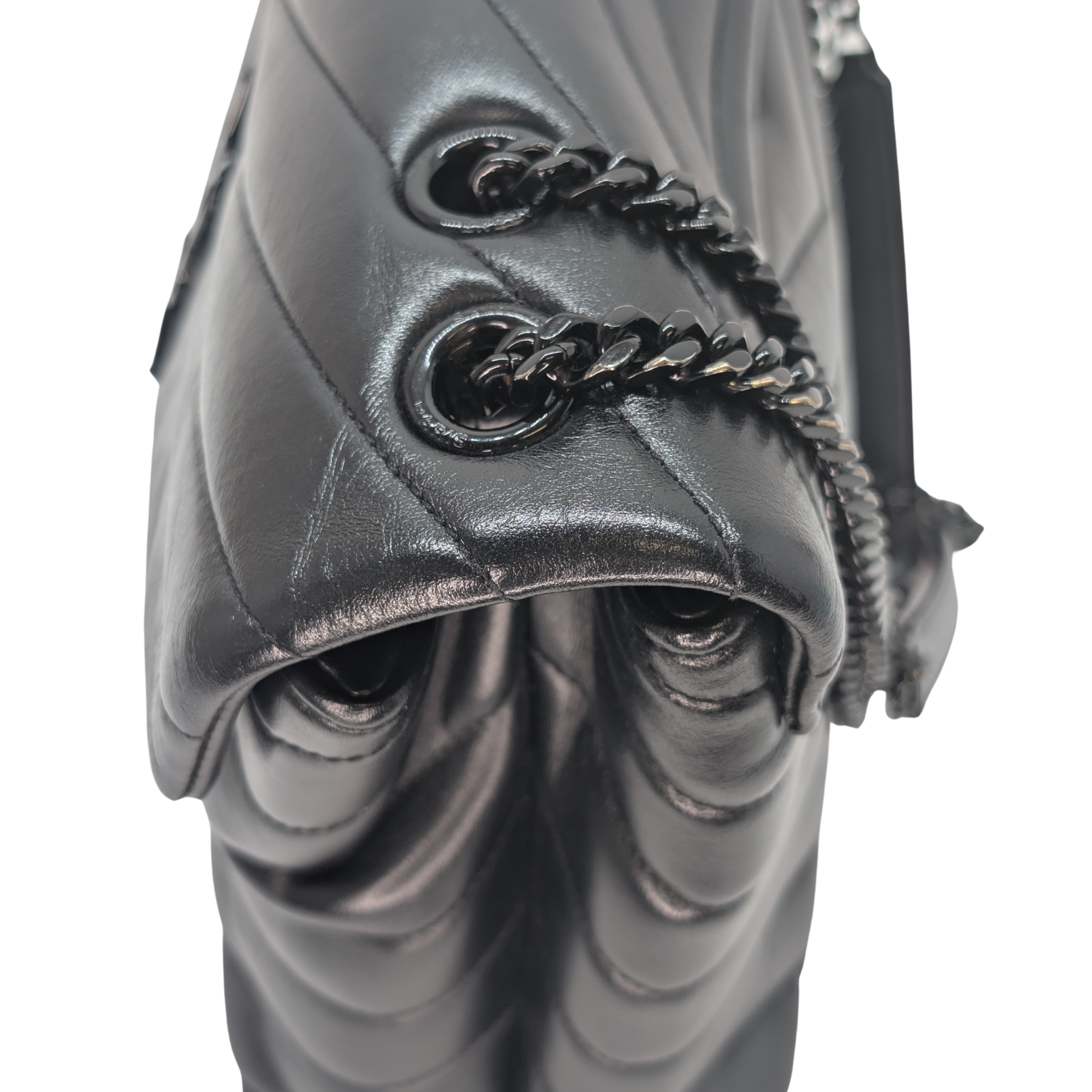 Saint Laurent Loulou Toy Medium Shoulder Bag Black