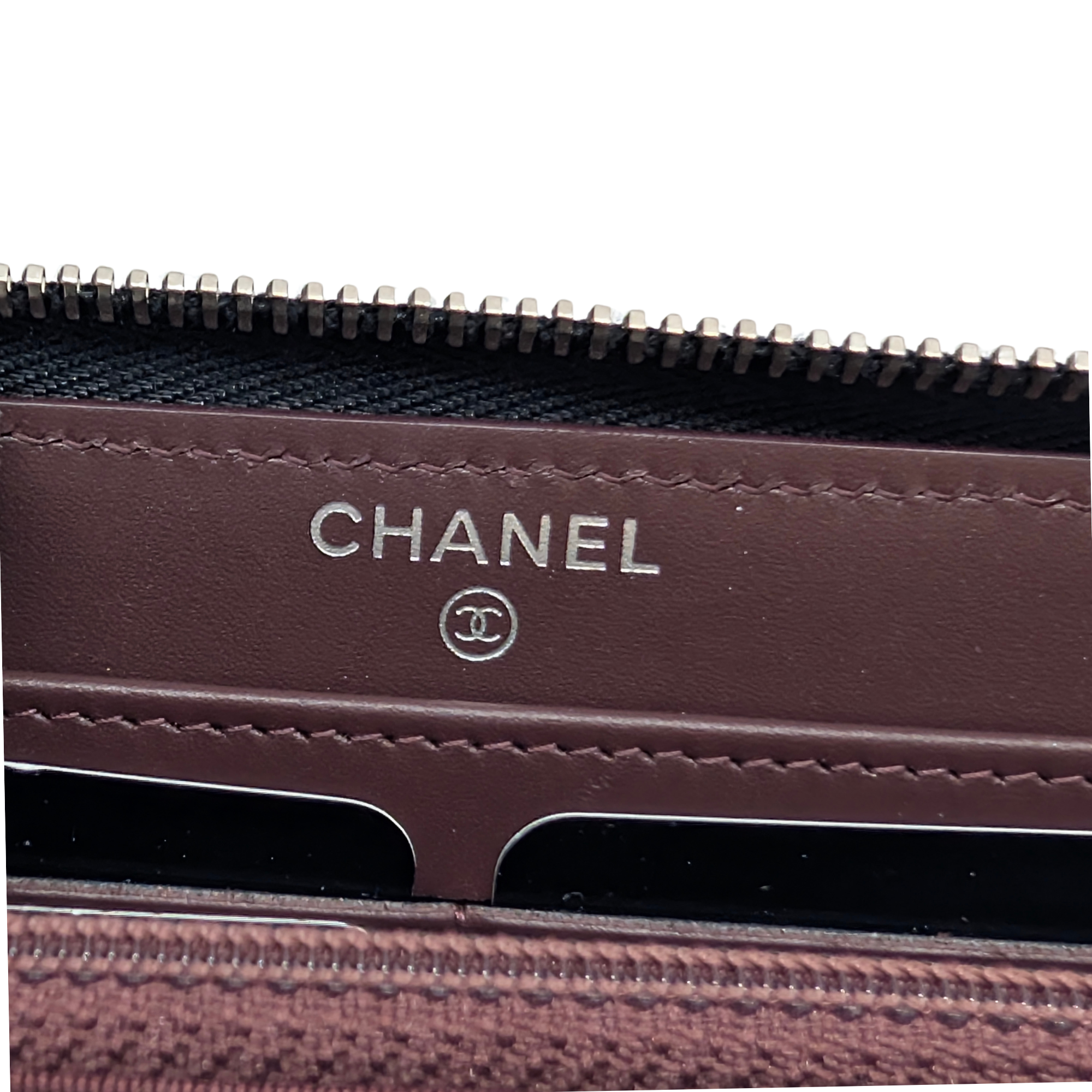 Chanel Cavier Leather Long Wallet Black