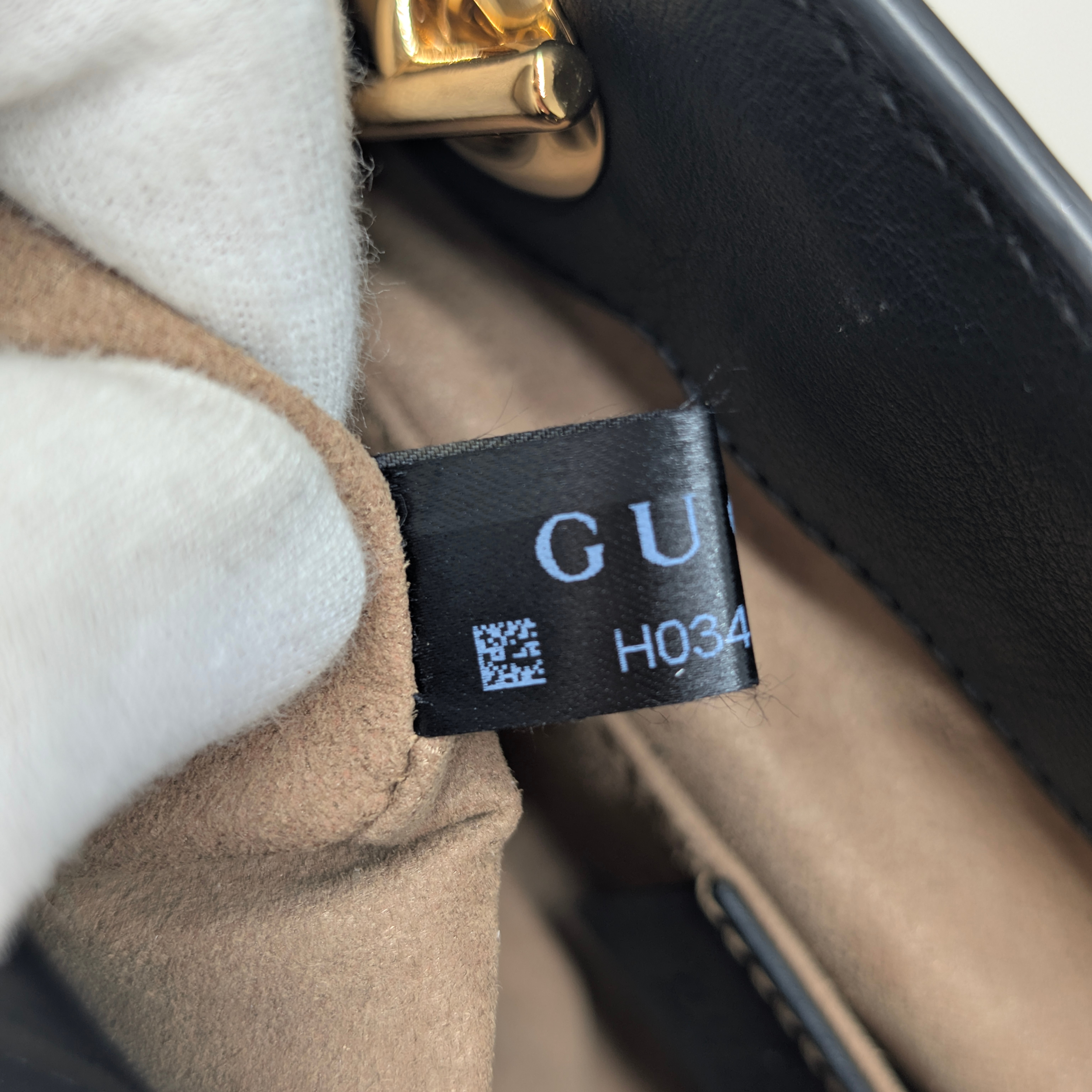 Gucci GG Supreme Padlock 小号托特包
