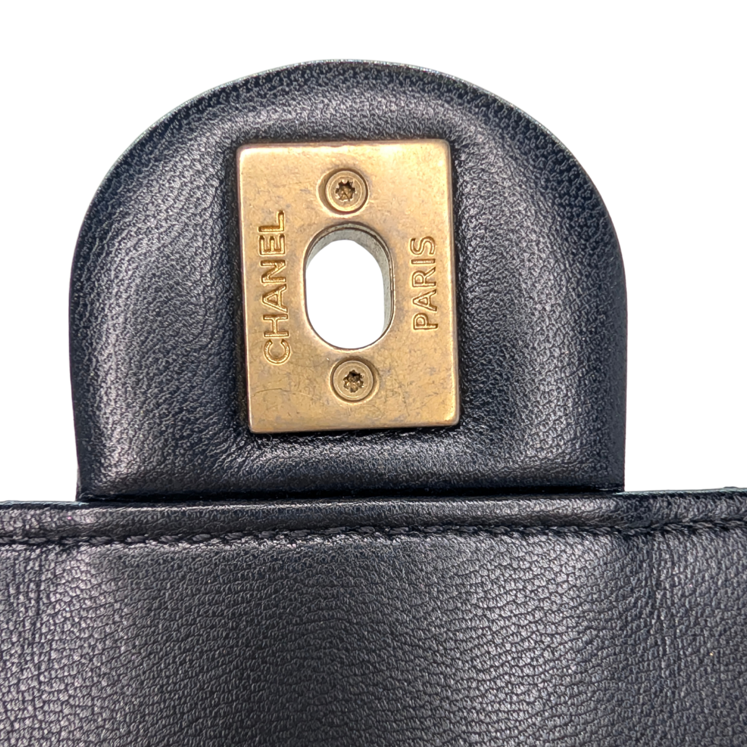 Chanel Chic Pearls Flap Bag Black
