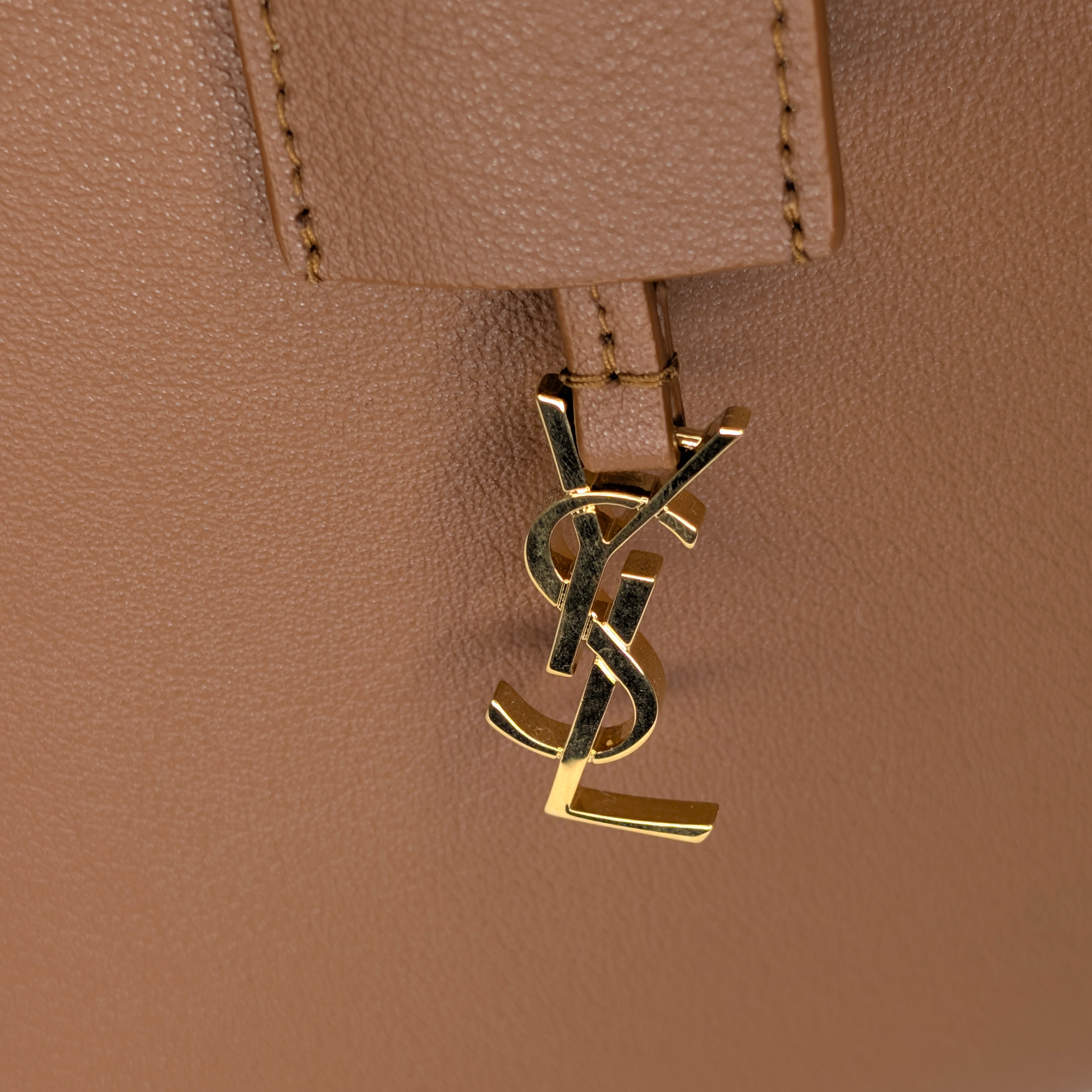 Saint Laurent Toy Shopping Tote Brown