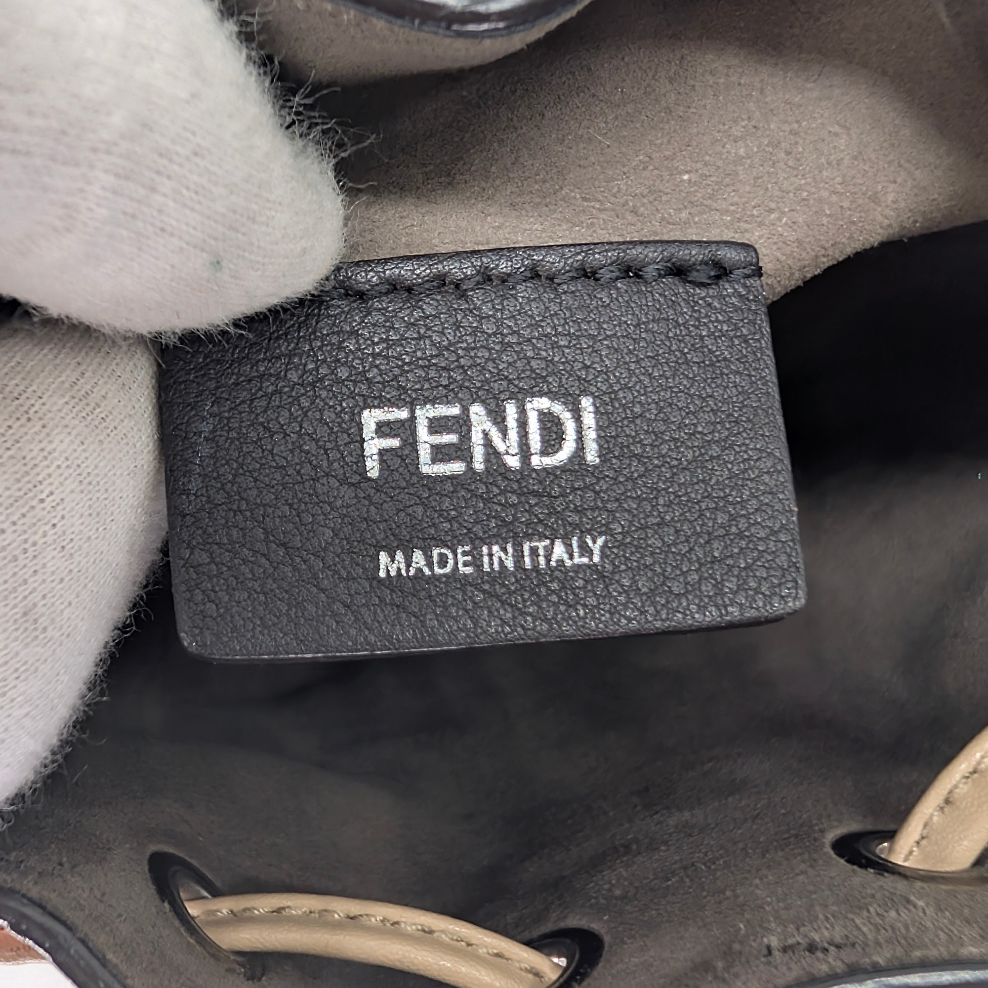 Fendi Mon Tresor Bucket Bag Red