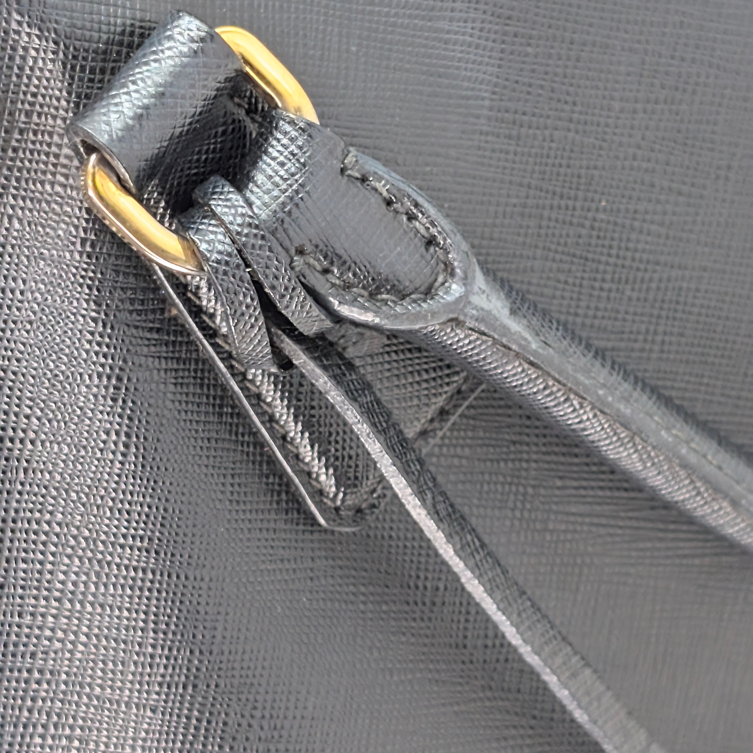 Prada Galleria Large Saffiano Leather Tote Black