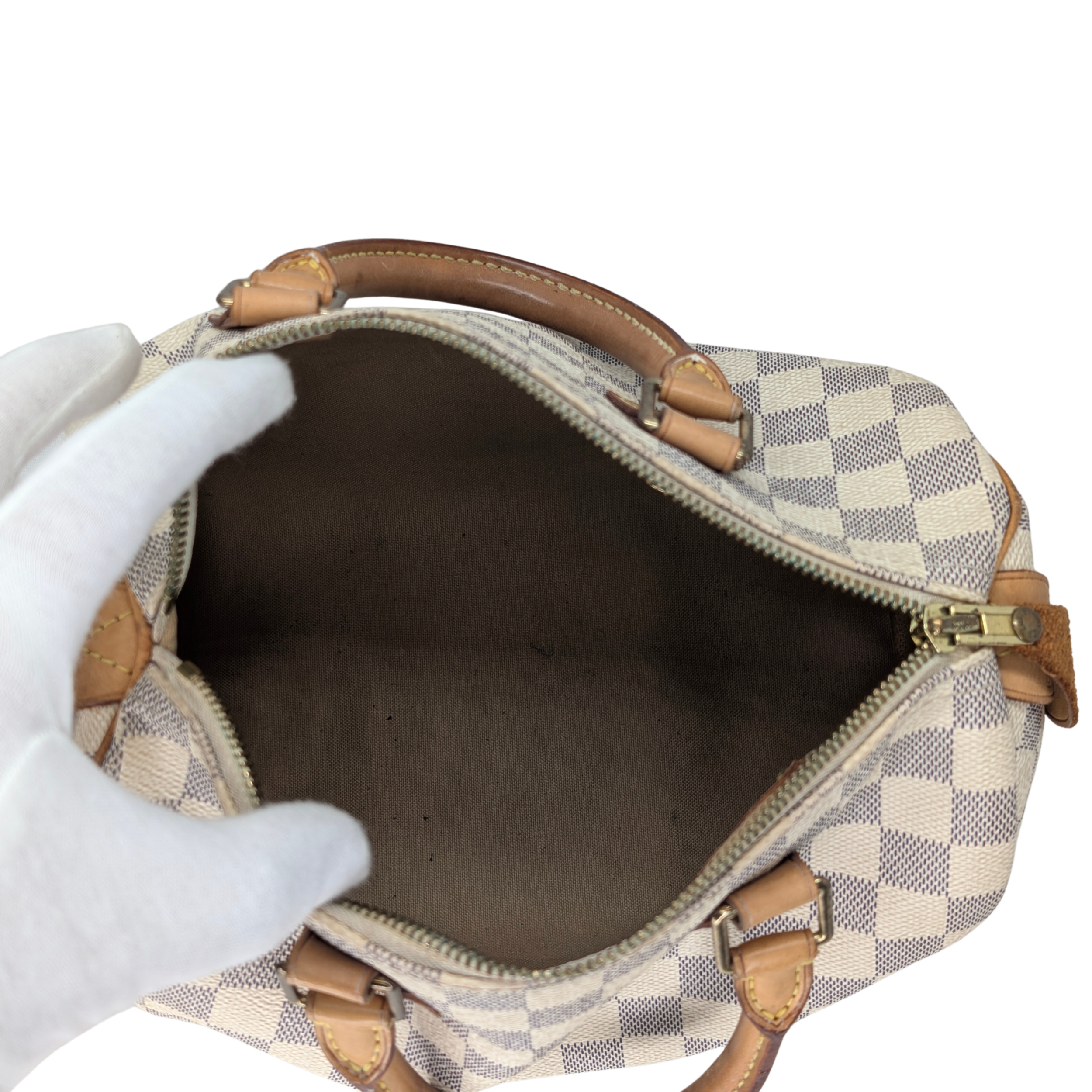 Louis Vuitton Speedy 25 Damier Azur Bag