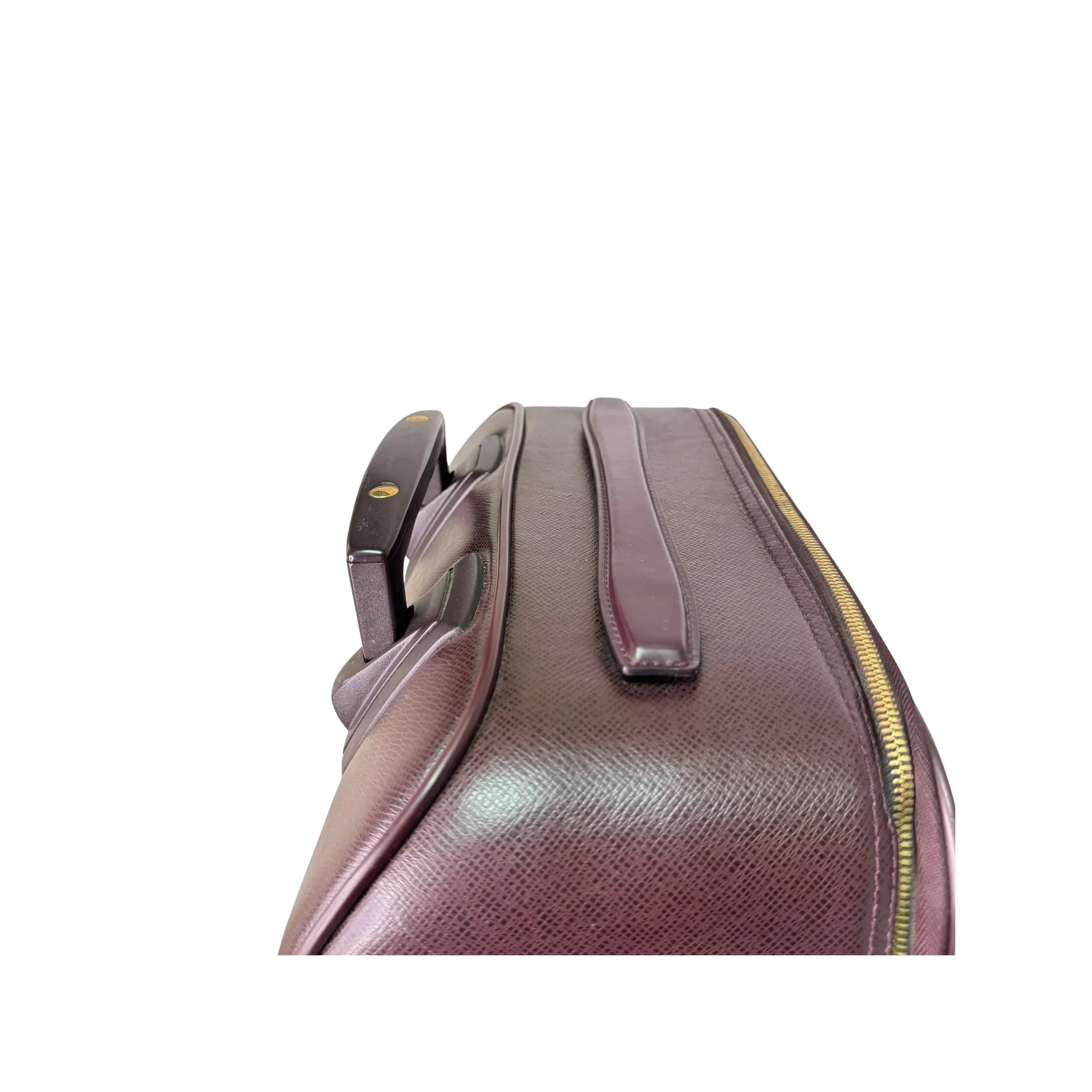 Louis Vuitton Pegase 45 Luggage Bag Leather Burgundy - Lost Designer