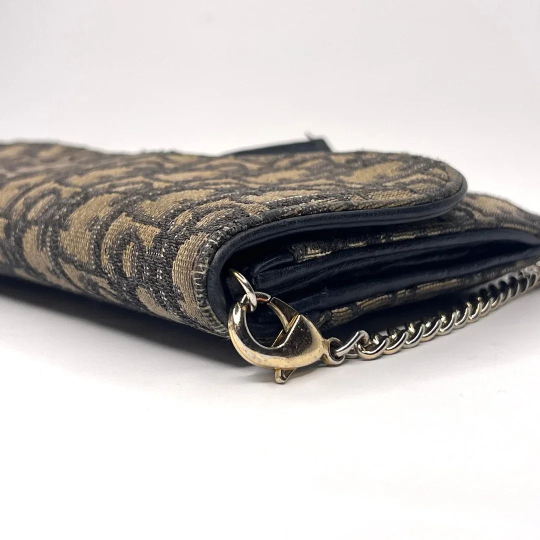 Dior Saddle Wallet on Chain Oblique Jacquard Crossbody Bag - Lost Designer
