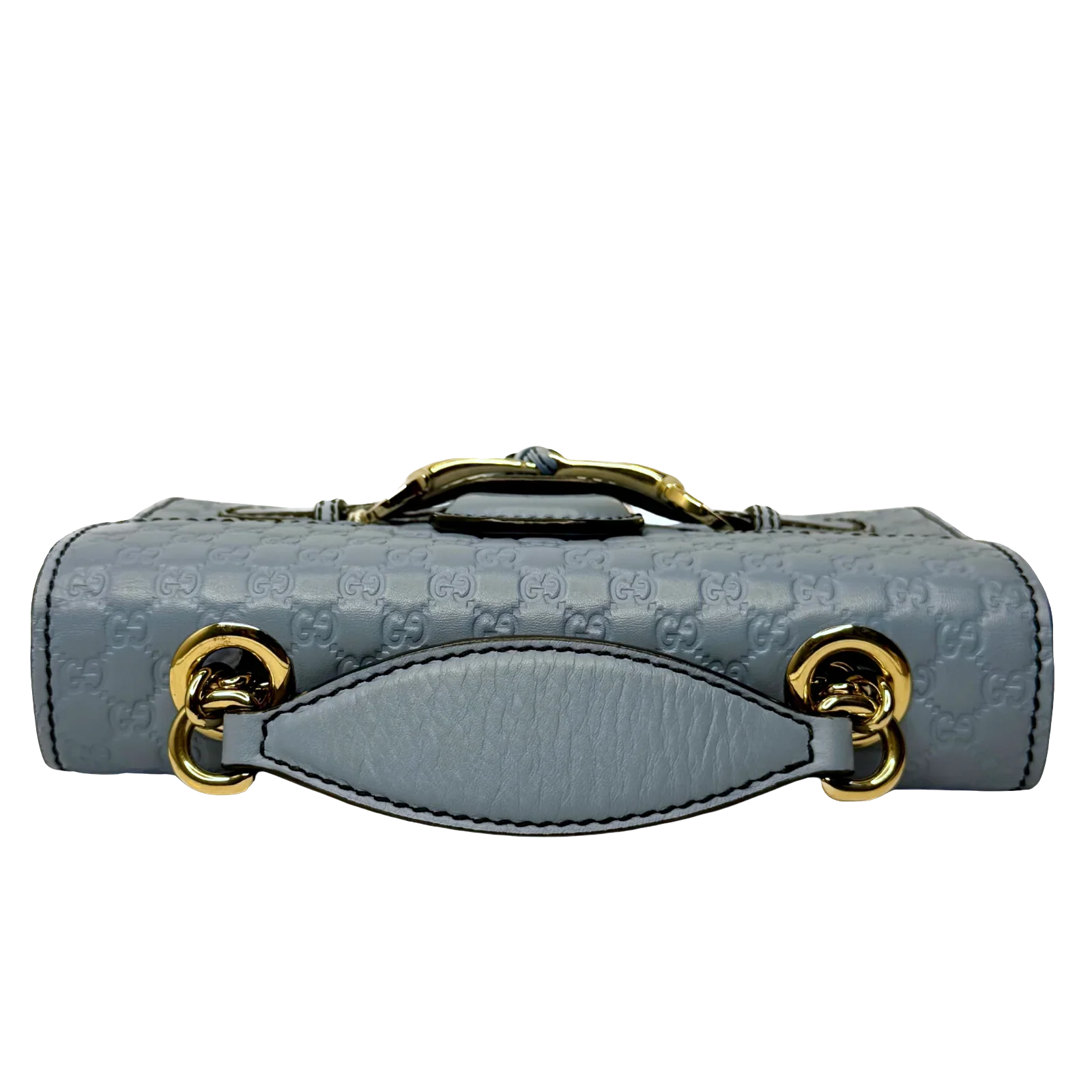 Gucci Microguccissima Mini Emily Chain Shoulder Bag – Light Blue - Lost Designer