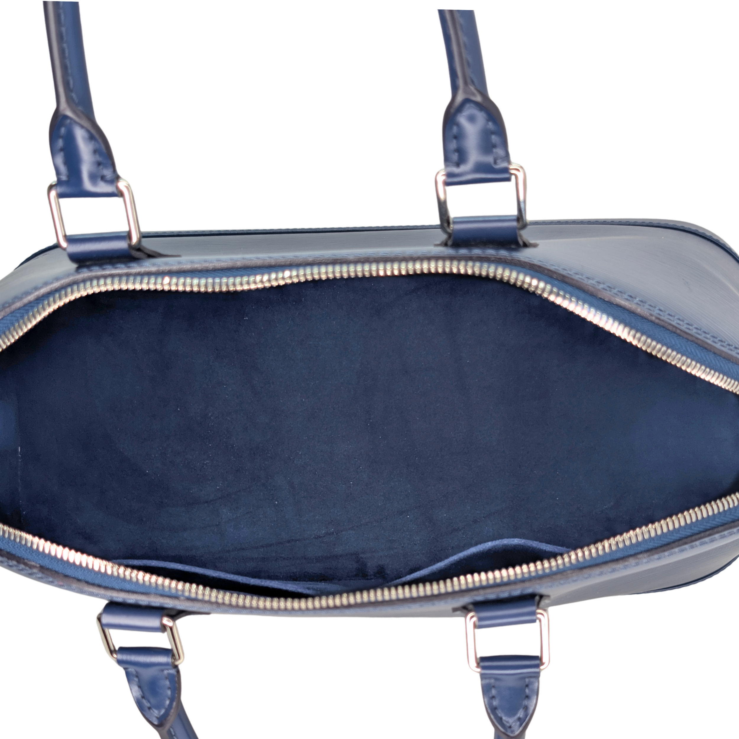 Louis Vuitton Alma GM Epi Leather Bag Navy Blue
