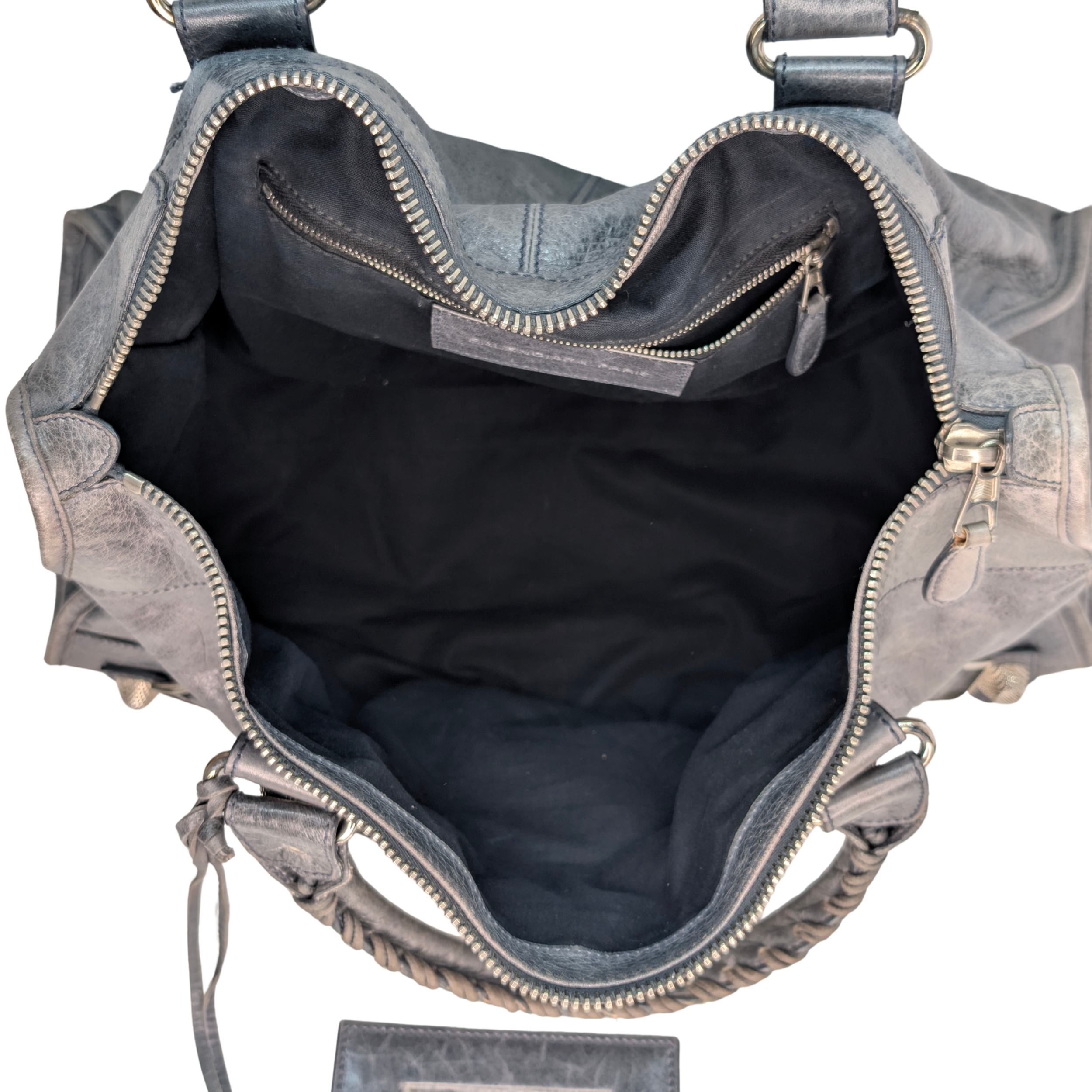 Balenciaga Motorcycle City Bag Grey