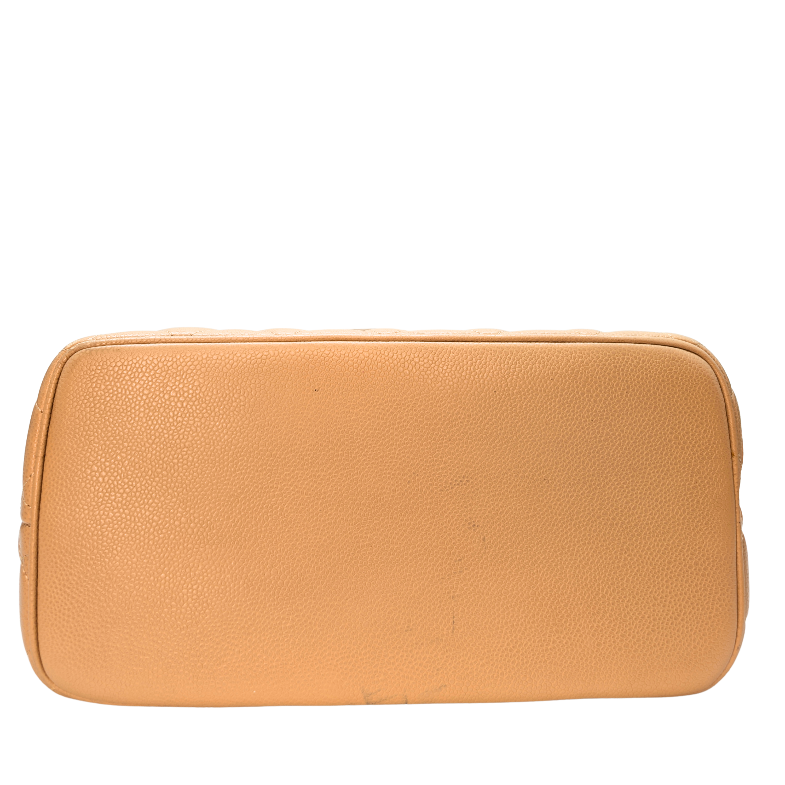 Chanel Caviar Medallion Tote Bag Beige