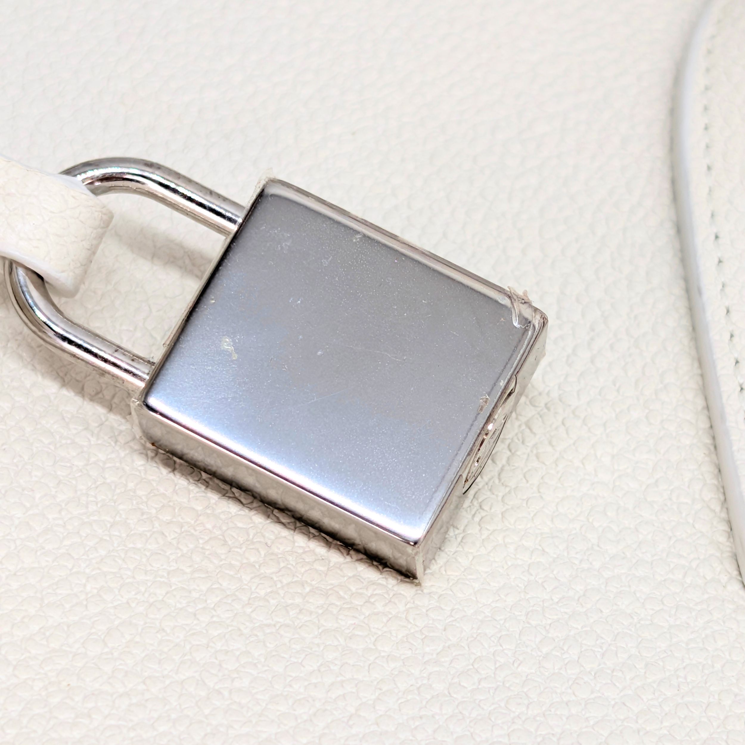 Saint Laurent Sac De Jour Leather White