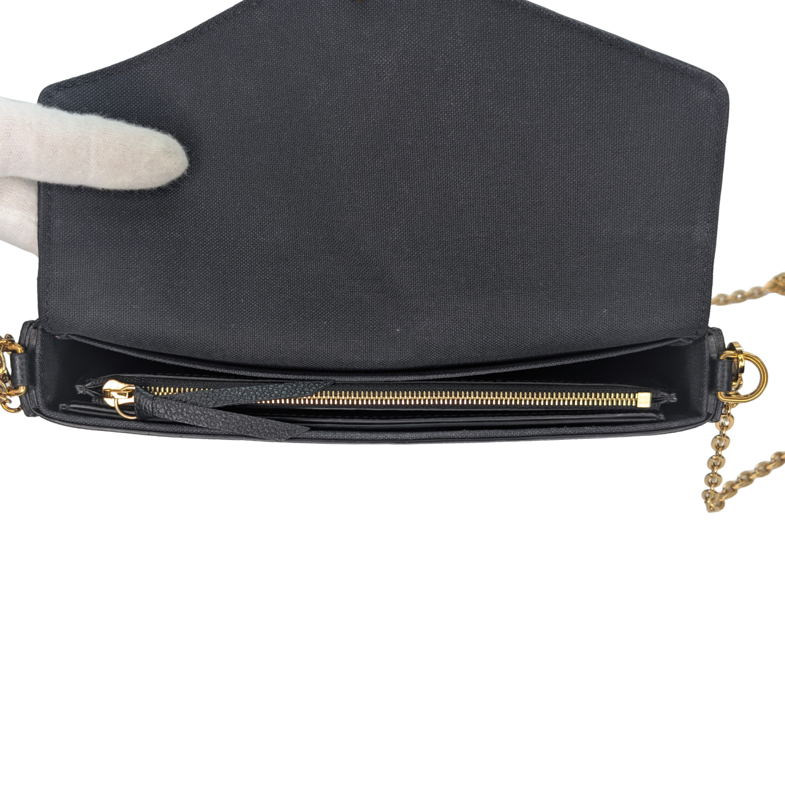 Louis Vuitton Pochette Félicie Monogram Empreinte Leather
