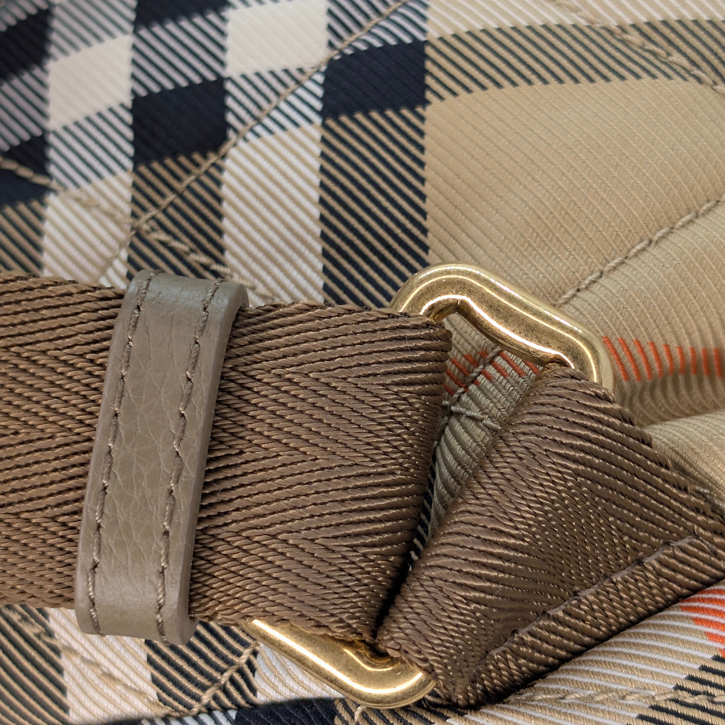 Burberry Padded Mini horseshoe backpack