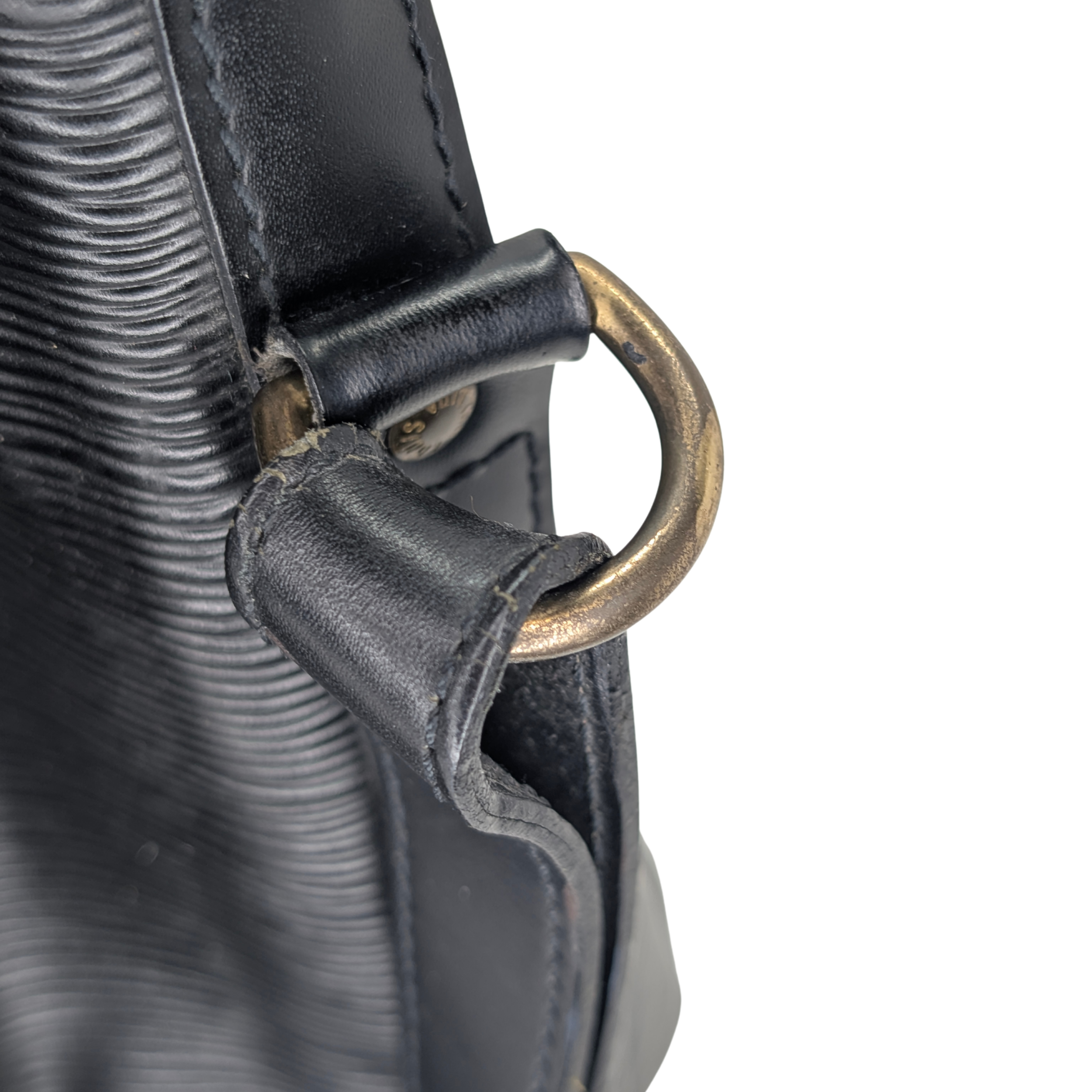 Louis Vuitton Epi Noé Shoulder Bag Black