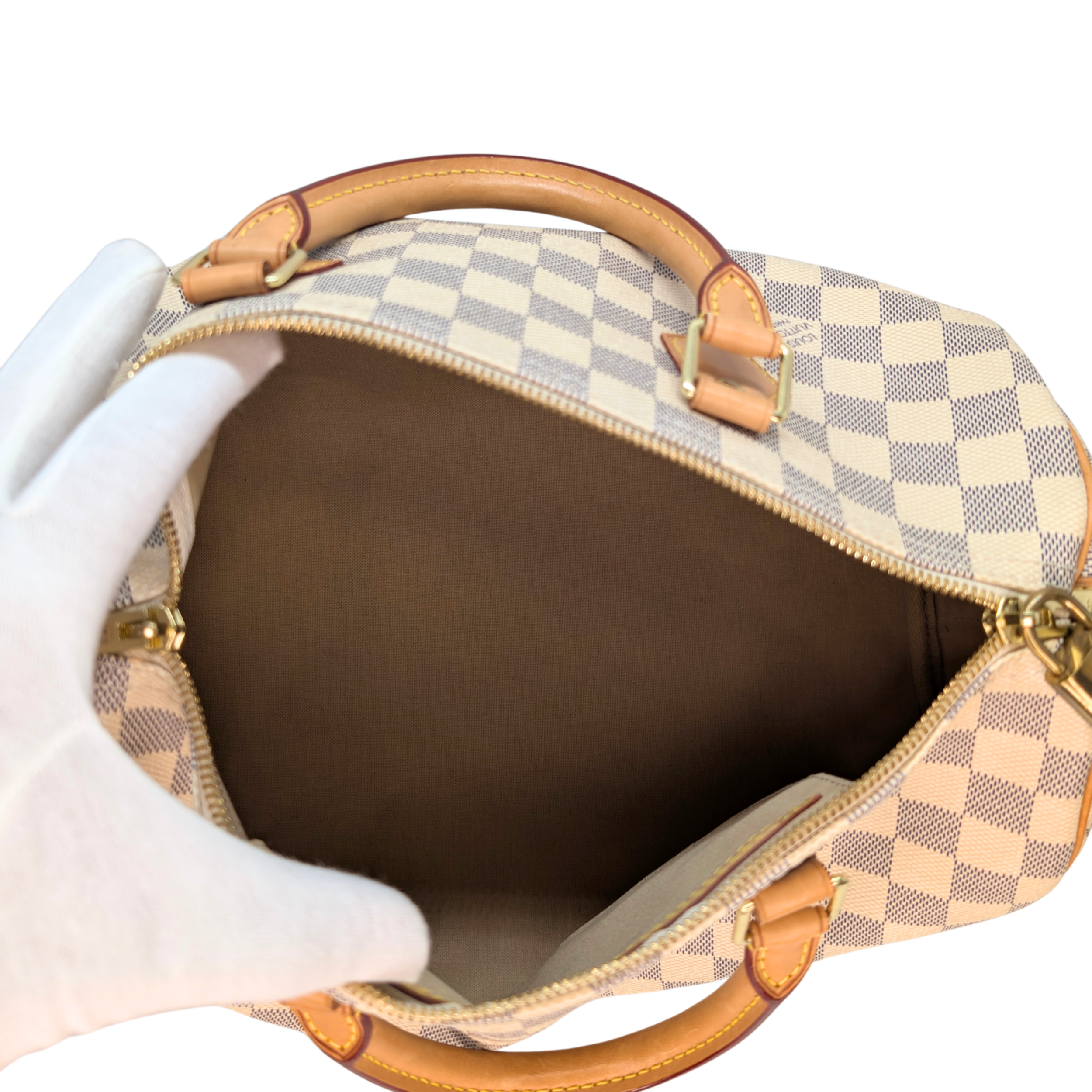 Louis Vuitton Speedy 30 Bandoulière Azur Damier Bag