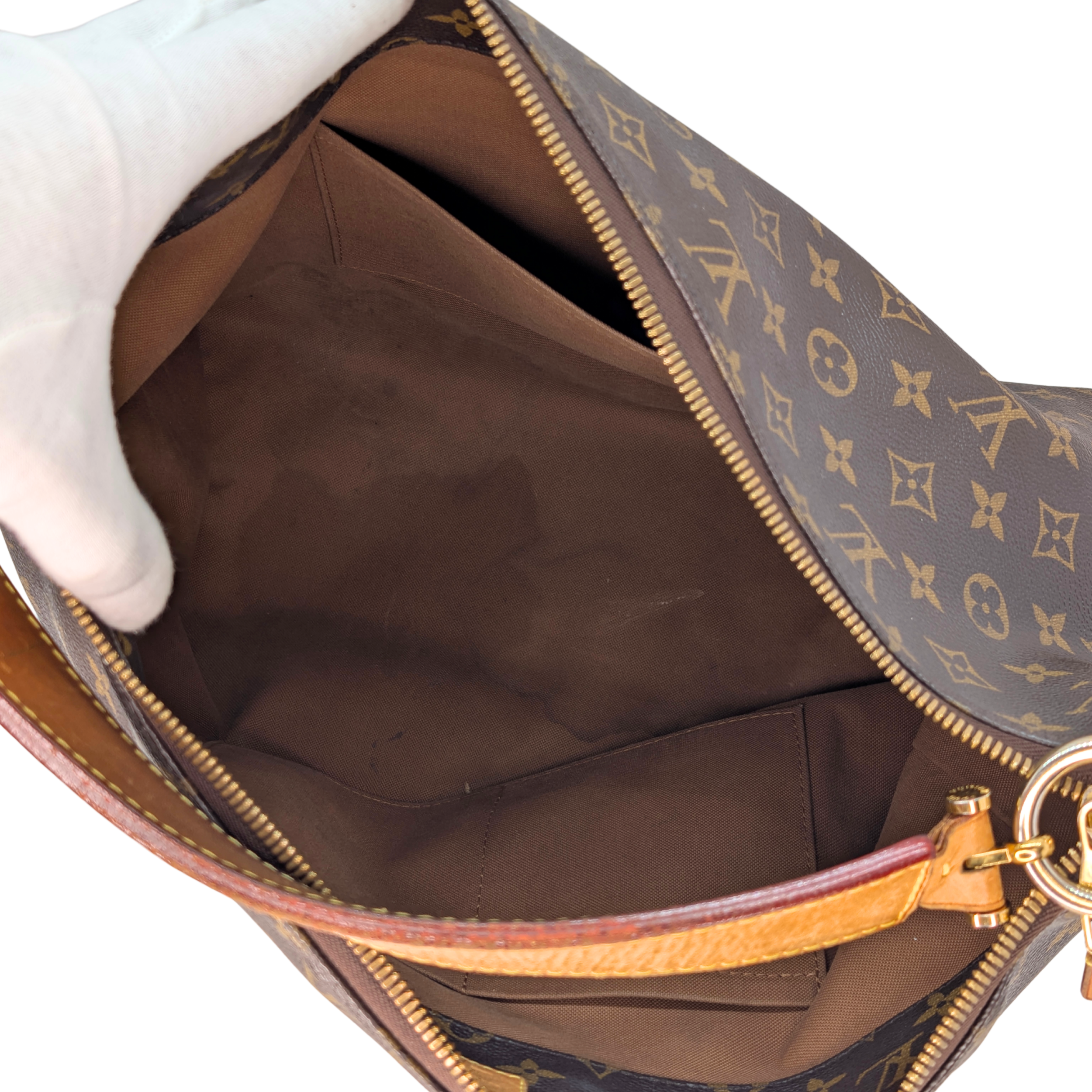 Louis Vuitton Sully MM Monogram Hobo Bag