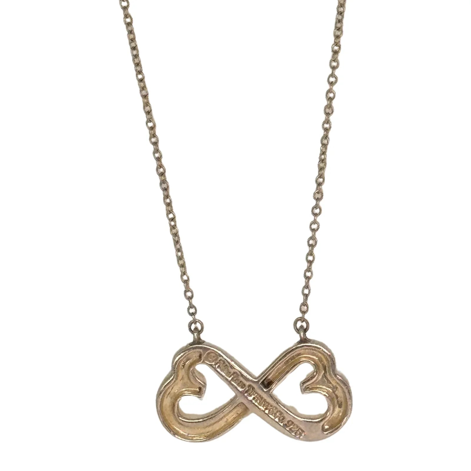 Tiffany & Co. Paloma Picasso Double Loving Heart Pendant Necklace – Sterling Silver - Lost Designer