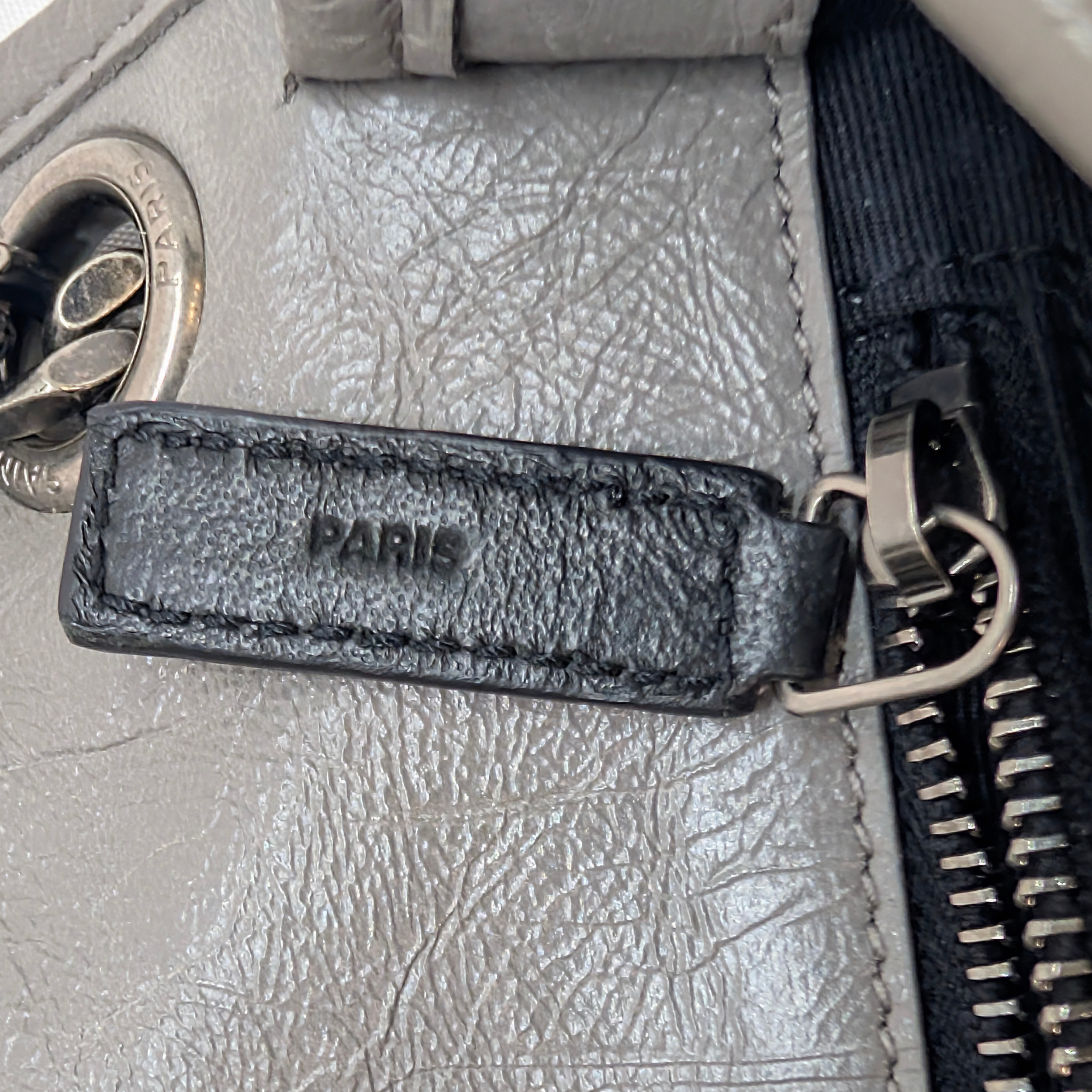 Saint Laurent Crinkled Calfskin Matelasse Monogram Medium Niki Bag