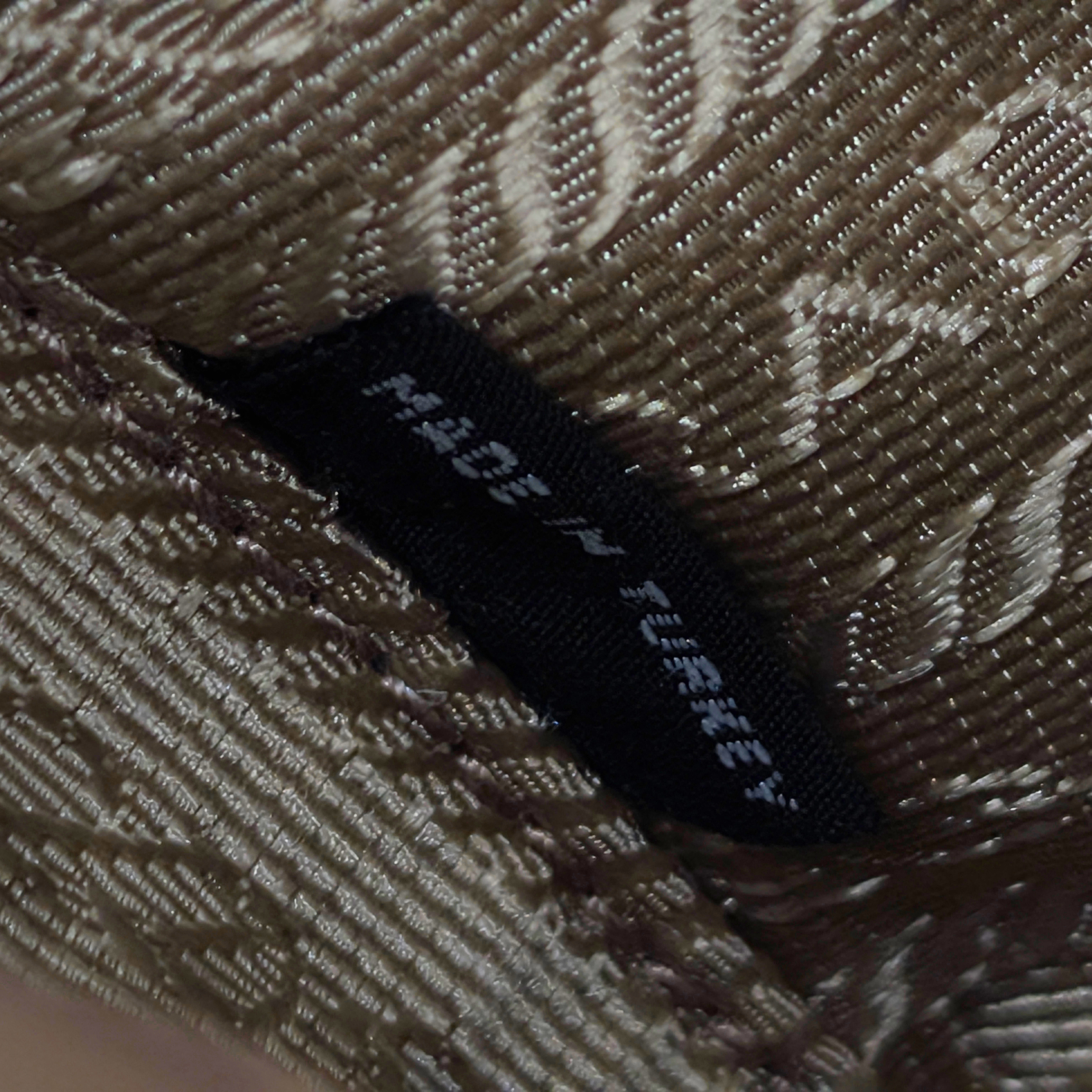Prada Nappa Gaufre Chain Flap Crossbody Bag Taupe