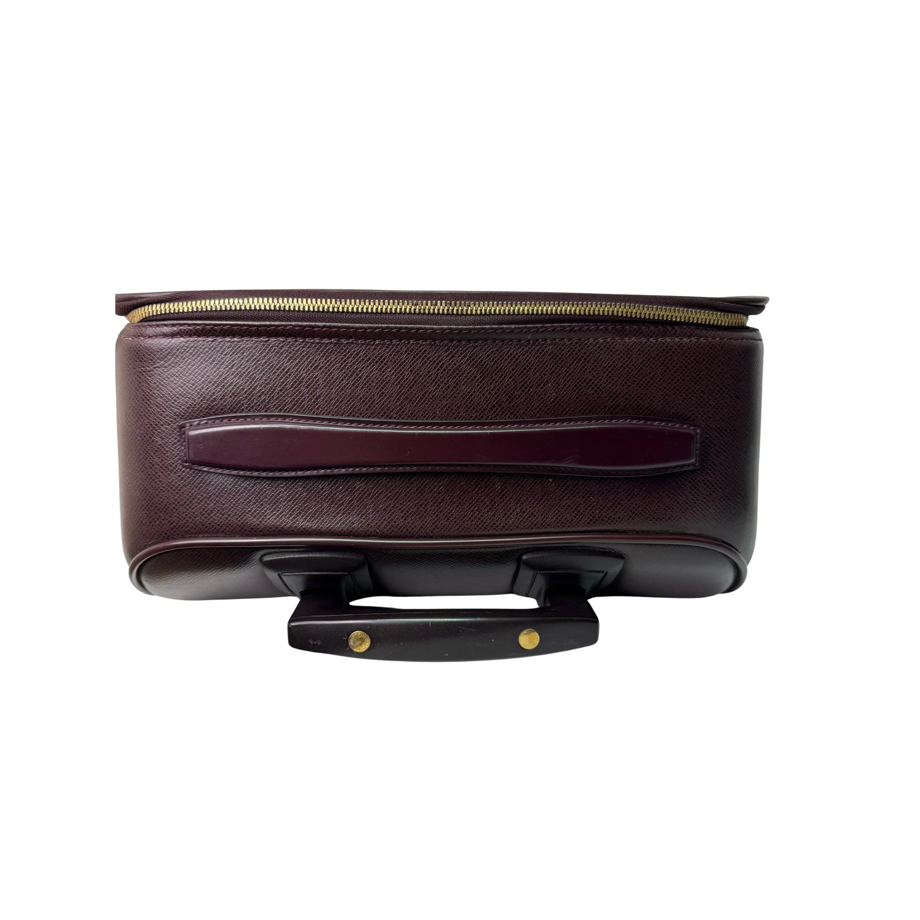Louis Vuitton Pegase 45 Luggage Bag Leather Burgundy - Lost Designer