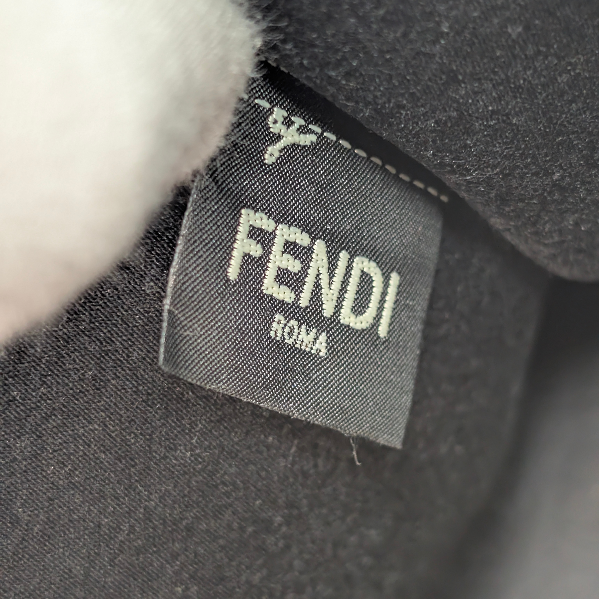 Fendi Peekaboo ISeeU Petite Mini Selleria Bag Silver Metallic