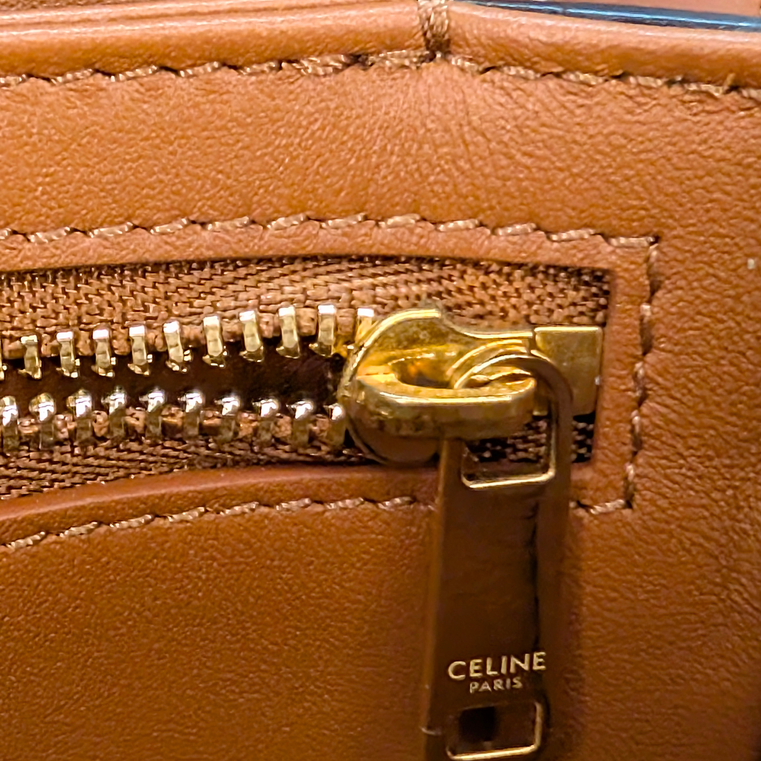 Celine Teen Triomphe Crossbody Bag Triomphe Canvas