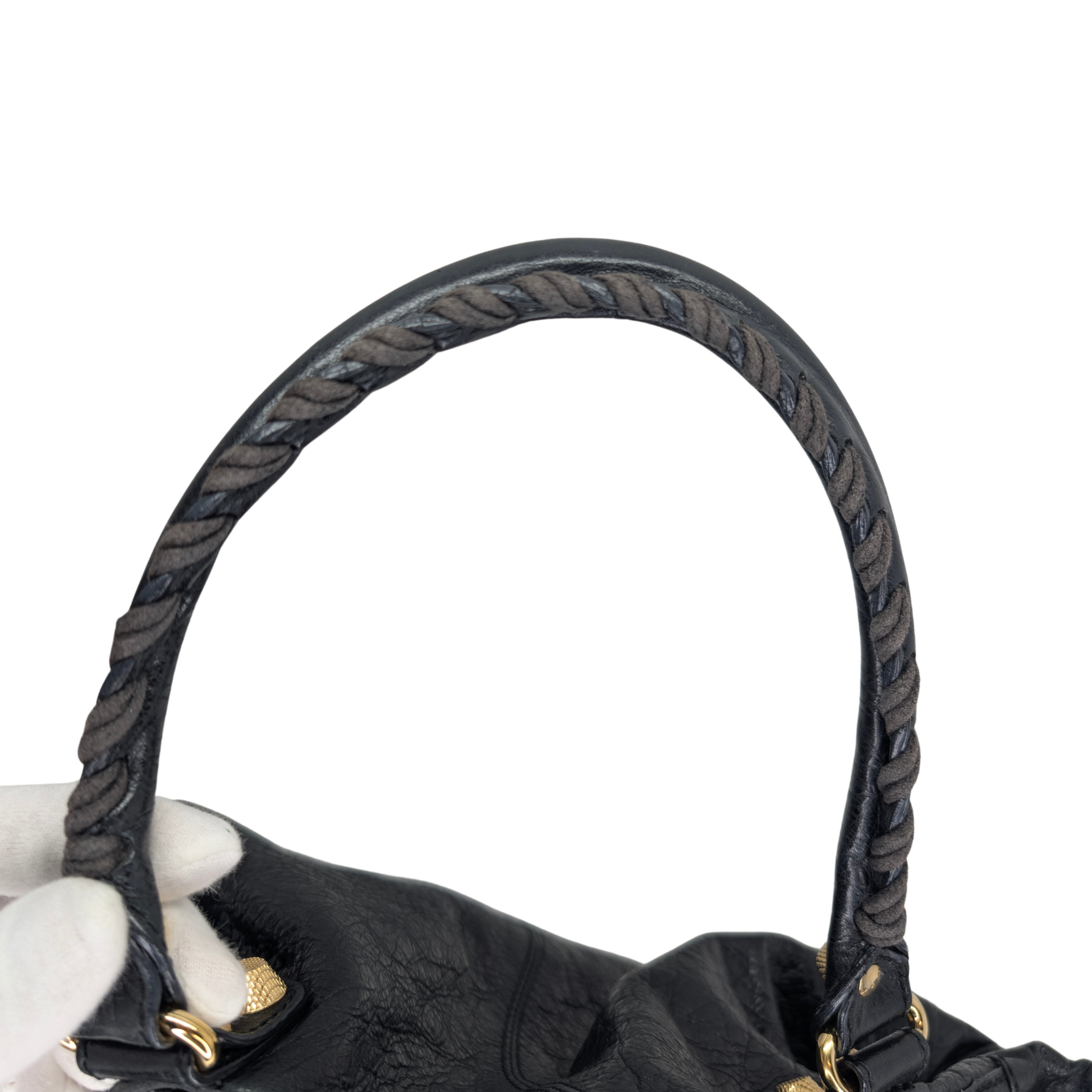Balenciaga Le City Large Bag Gold Hardware Black