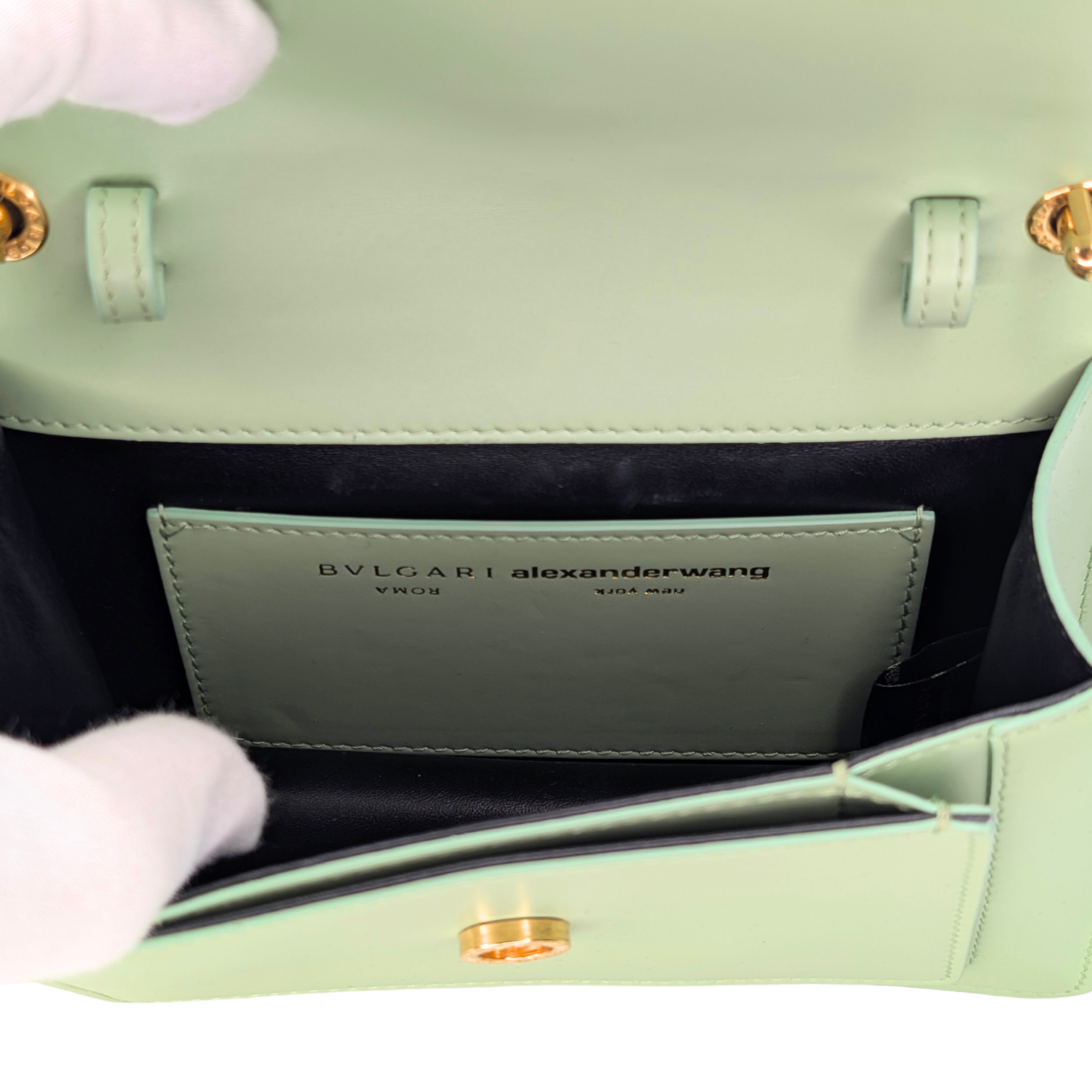 Bvlgari X Alexander Wang Serpenti Bag Sage Green