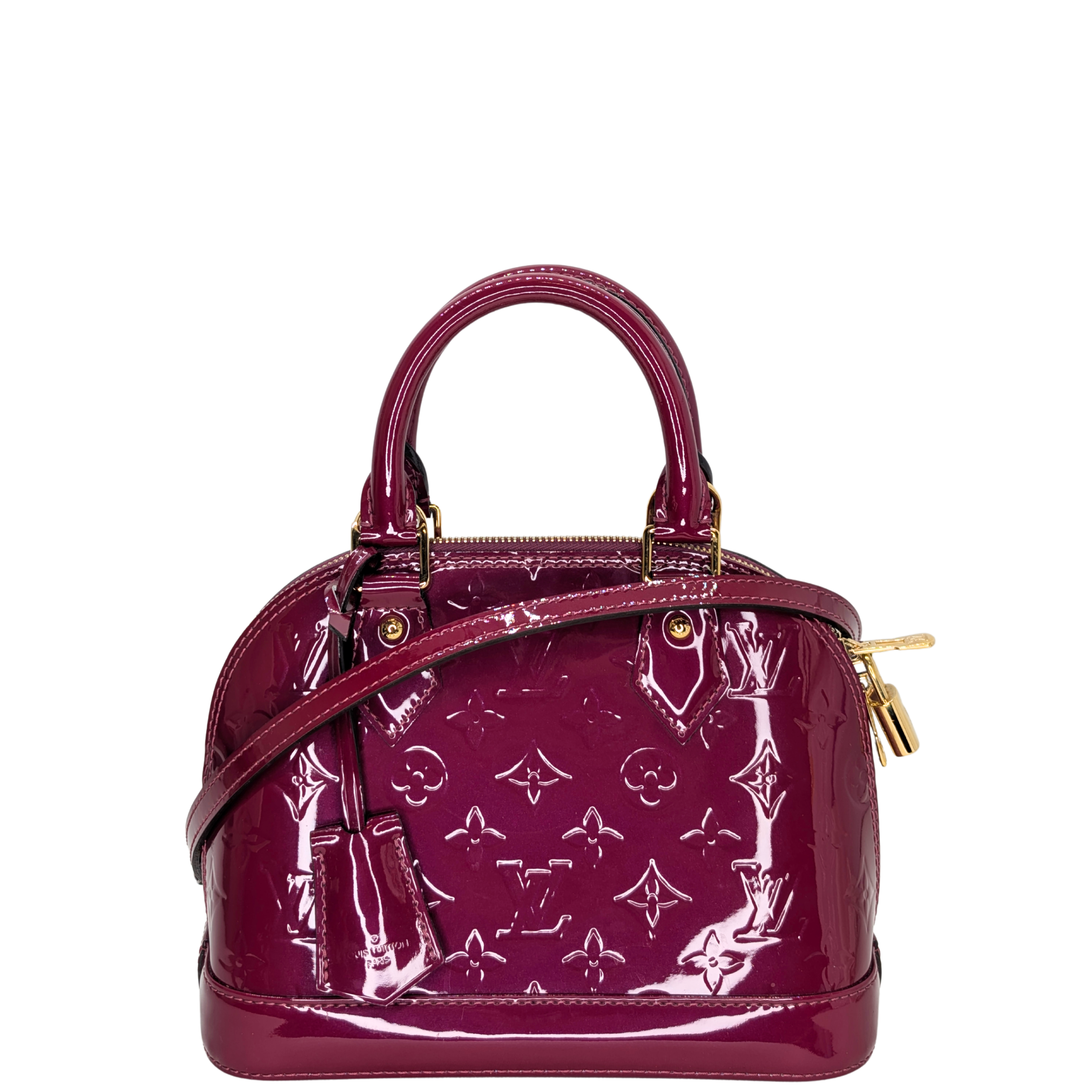 Louis Vuitton Alma BB Monogram Vernis purple