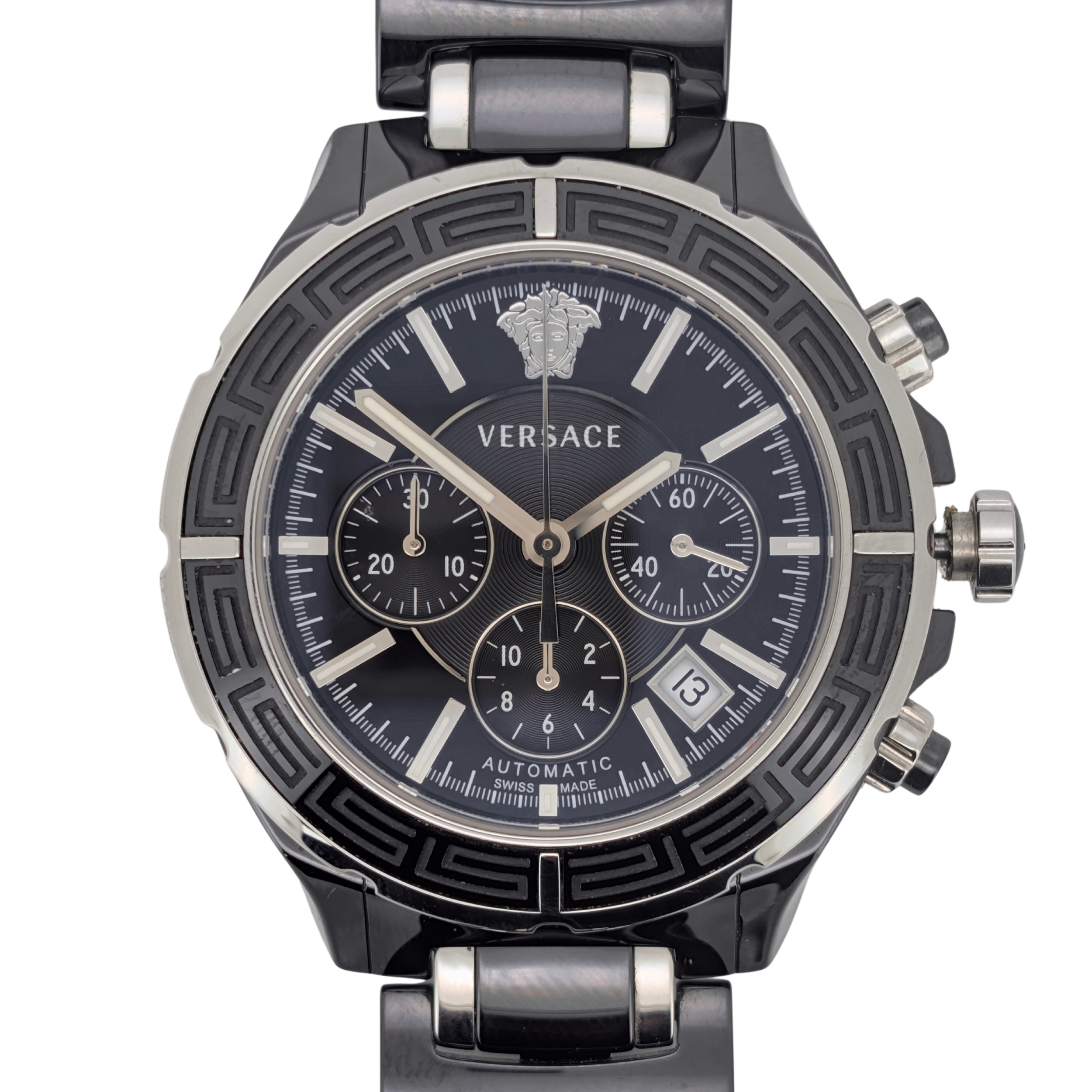 Versace DV One Chronograph Black ceramic Men's Watch 16CC59D009 SC09