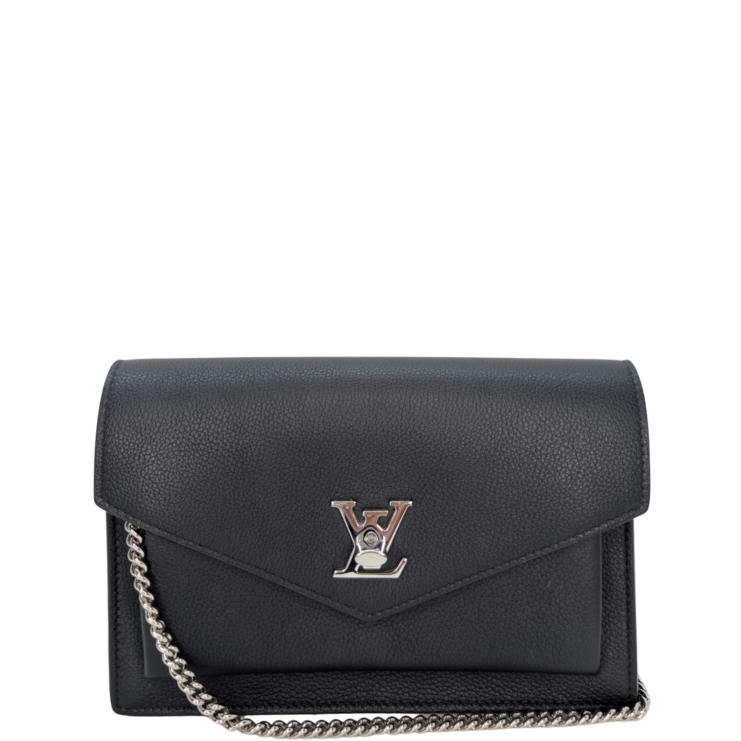 Louis Vuitton MyLockMe Chain Pochette Black Bag