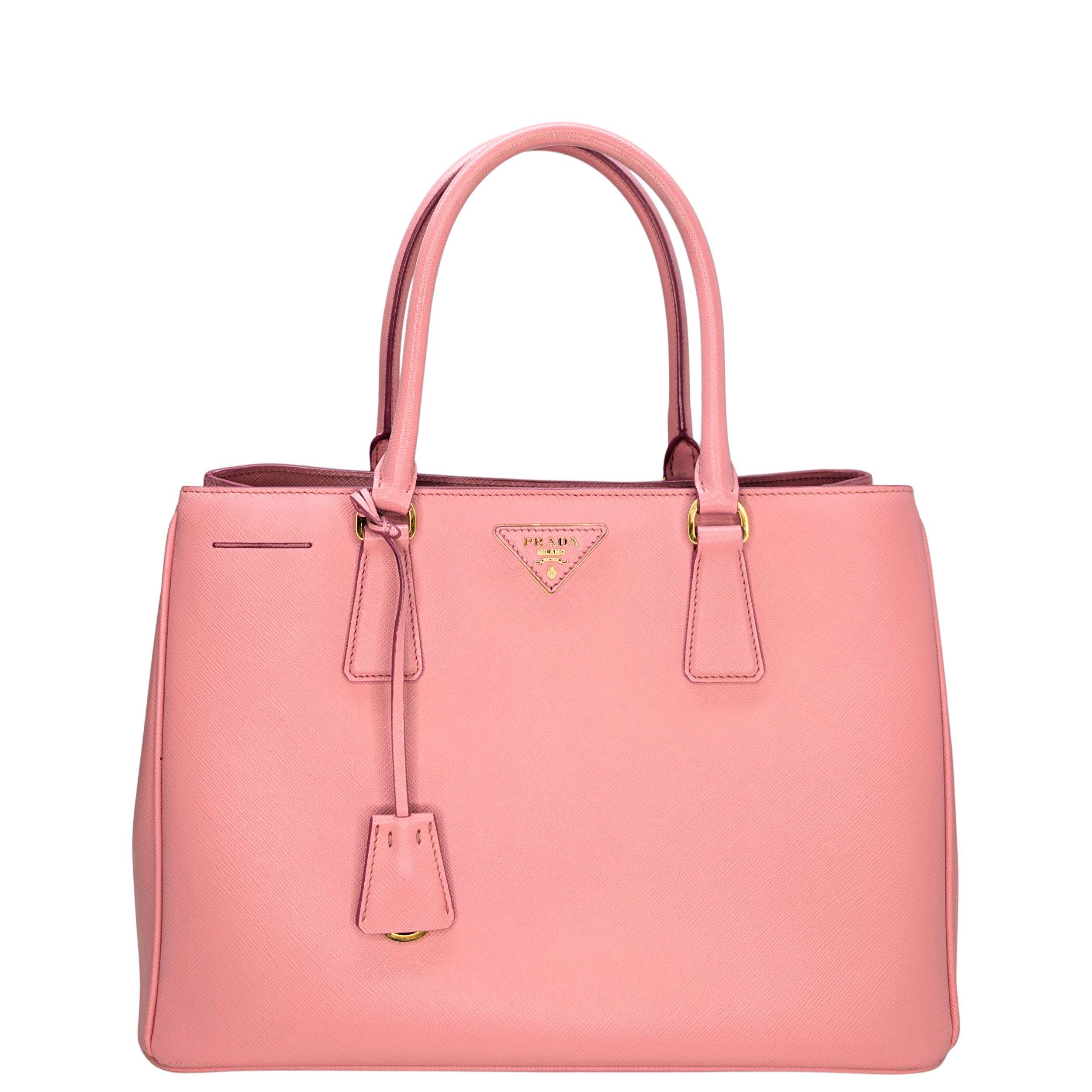 Prada Galleria Saffiano Leather Tote Pink