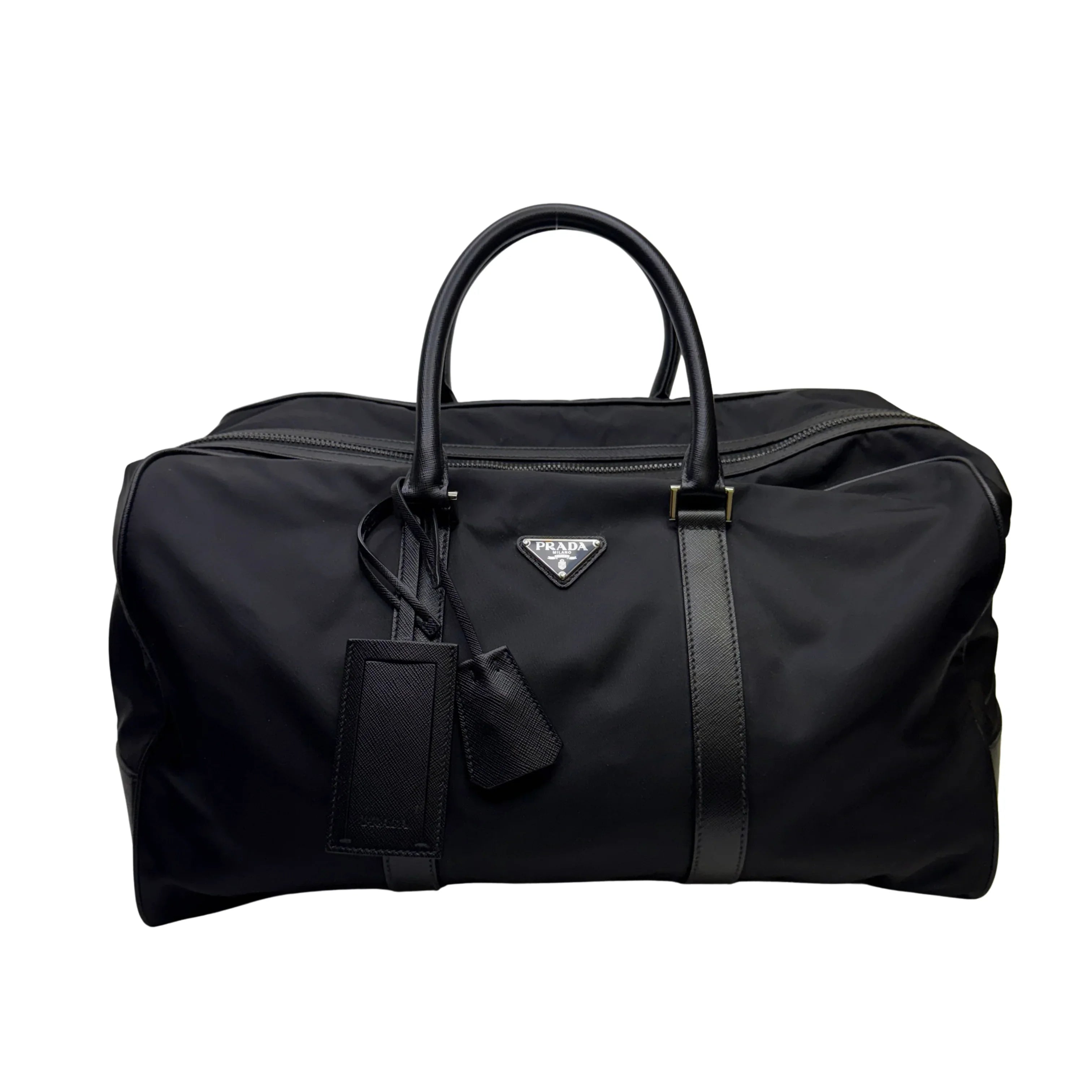 Prada Nylon Viaggio Duffle Bag Black - Lost Designer