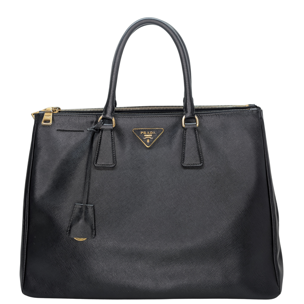 Prada Galleria Large Saffiano Leather Tote Black