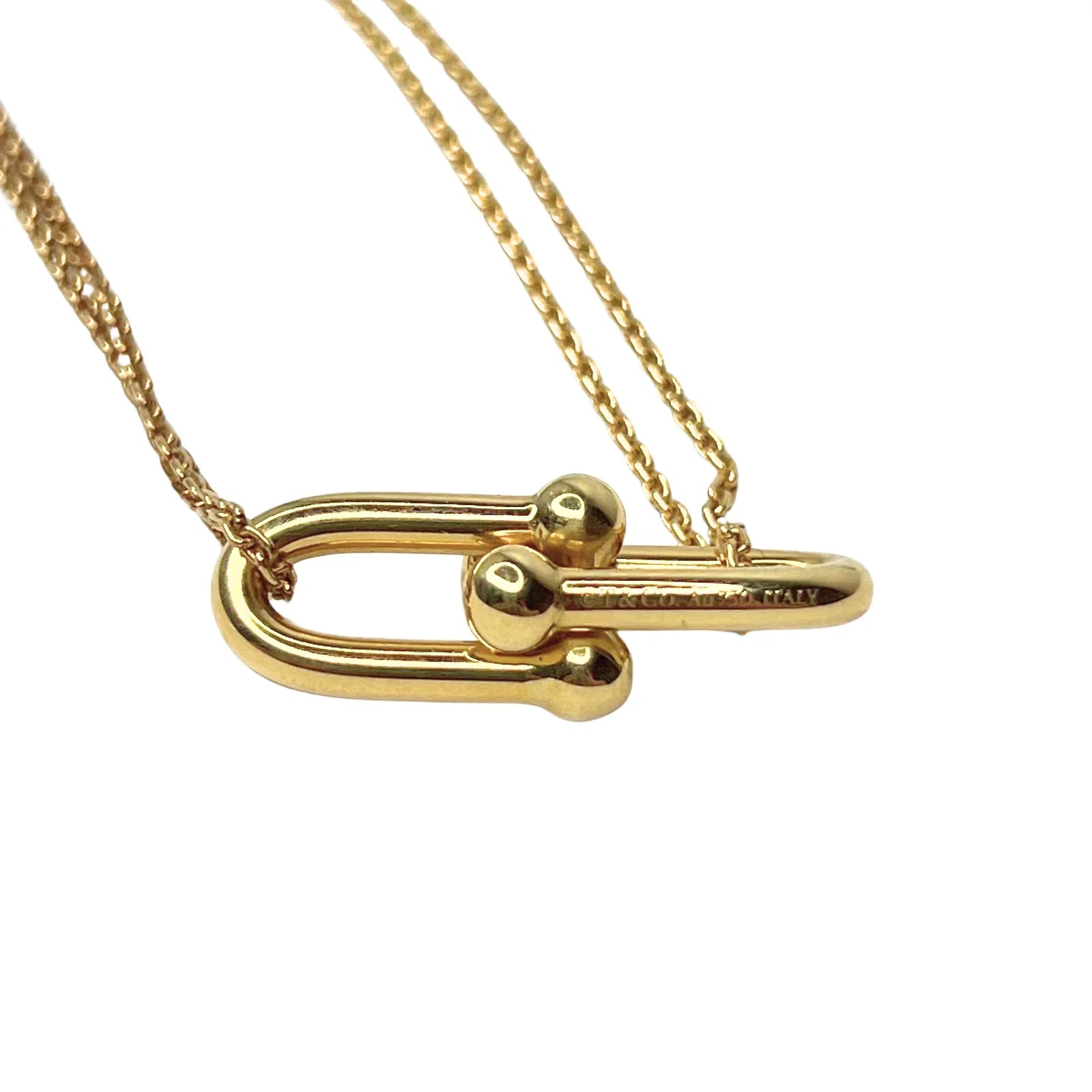 Tiffany & Co. HardWear Large Double Link Necklace – 18k Yellow Gold - Lost Designer