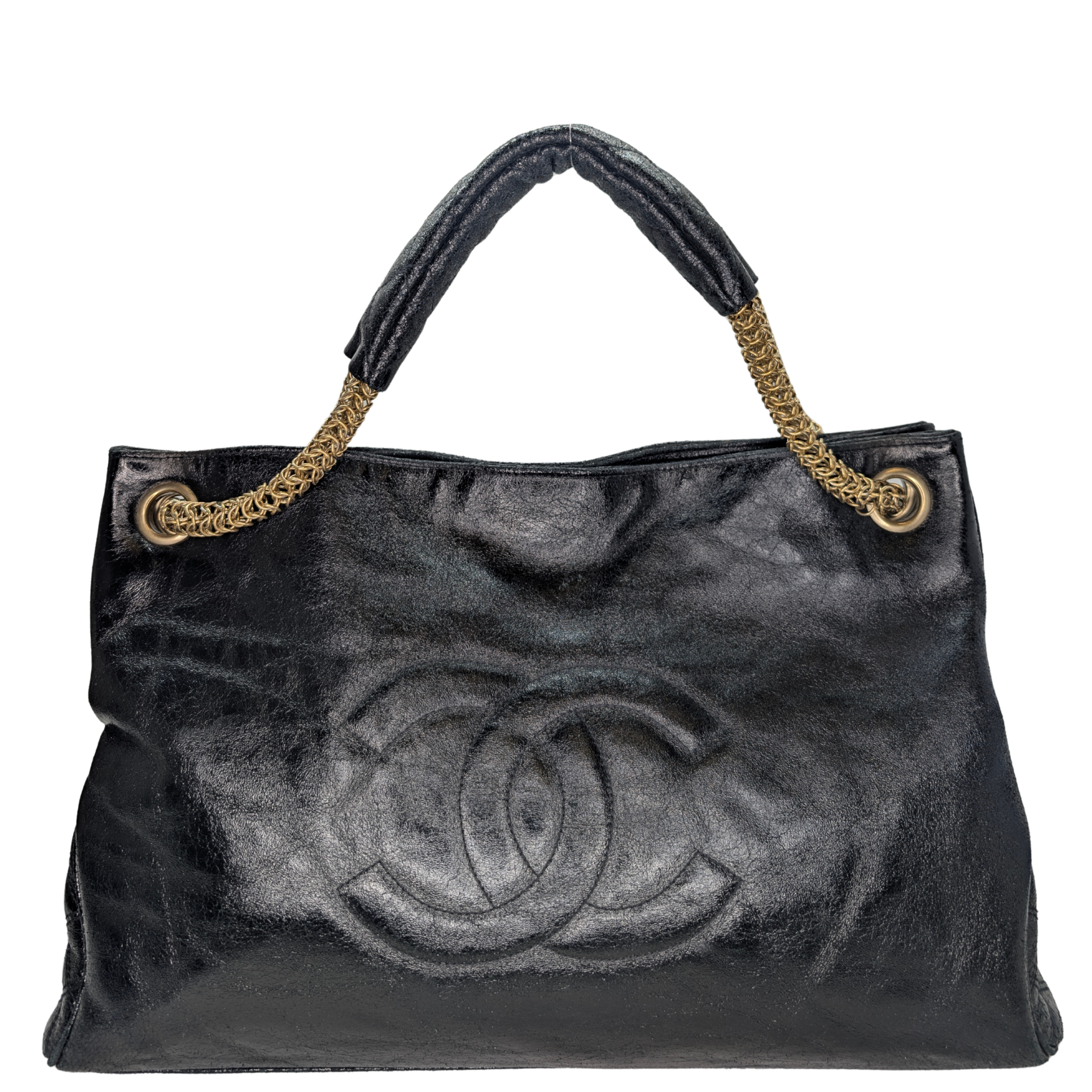 Chanel Rodeo Drive Hobo Tote Bag Black