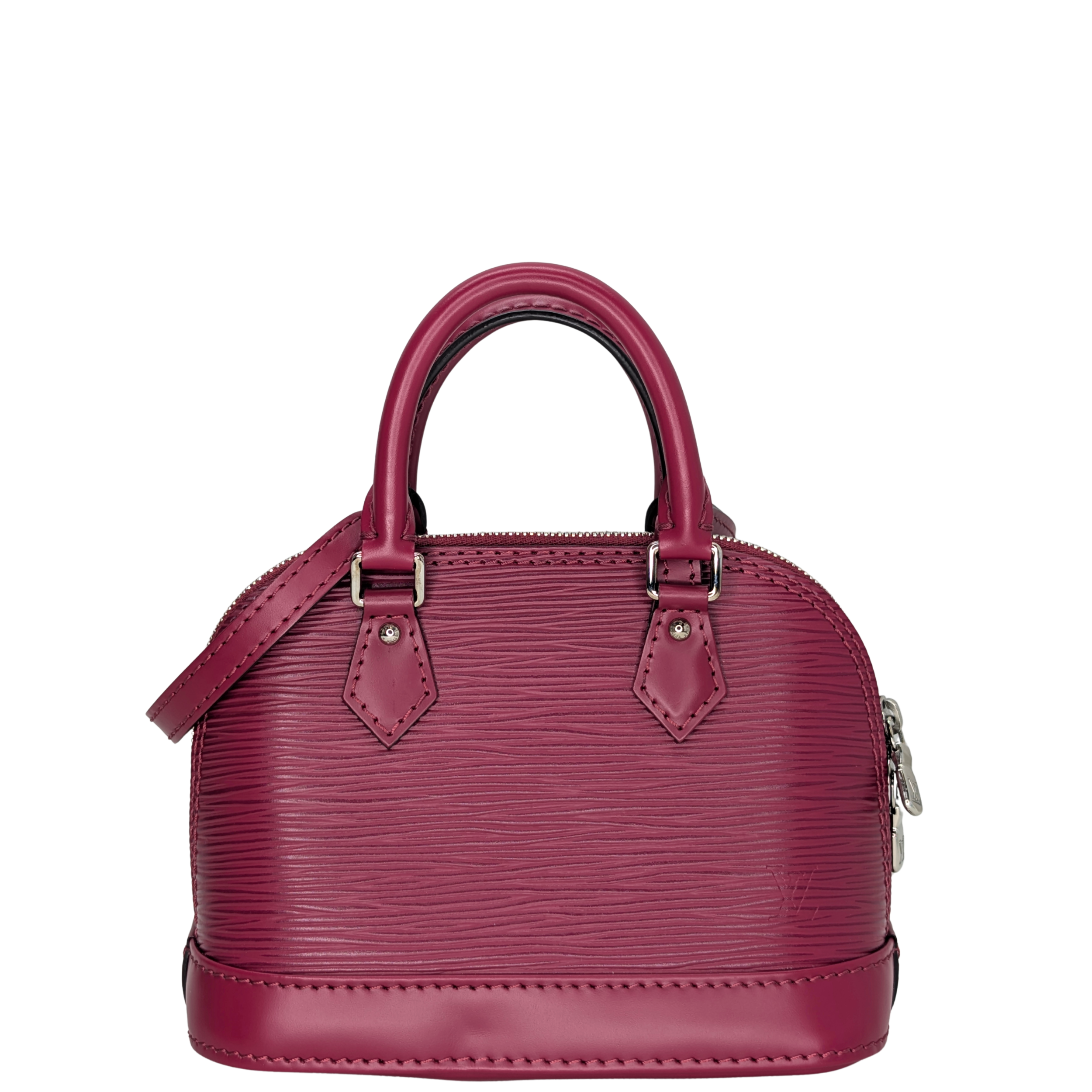 Louis Vuitton Alma Nano Epi Raspberry Red Bag