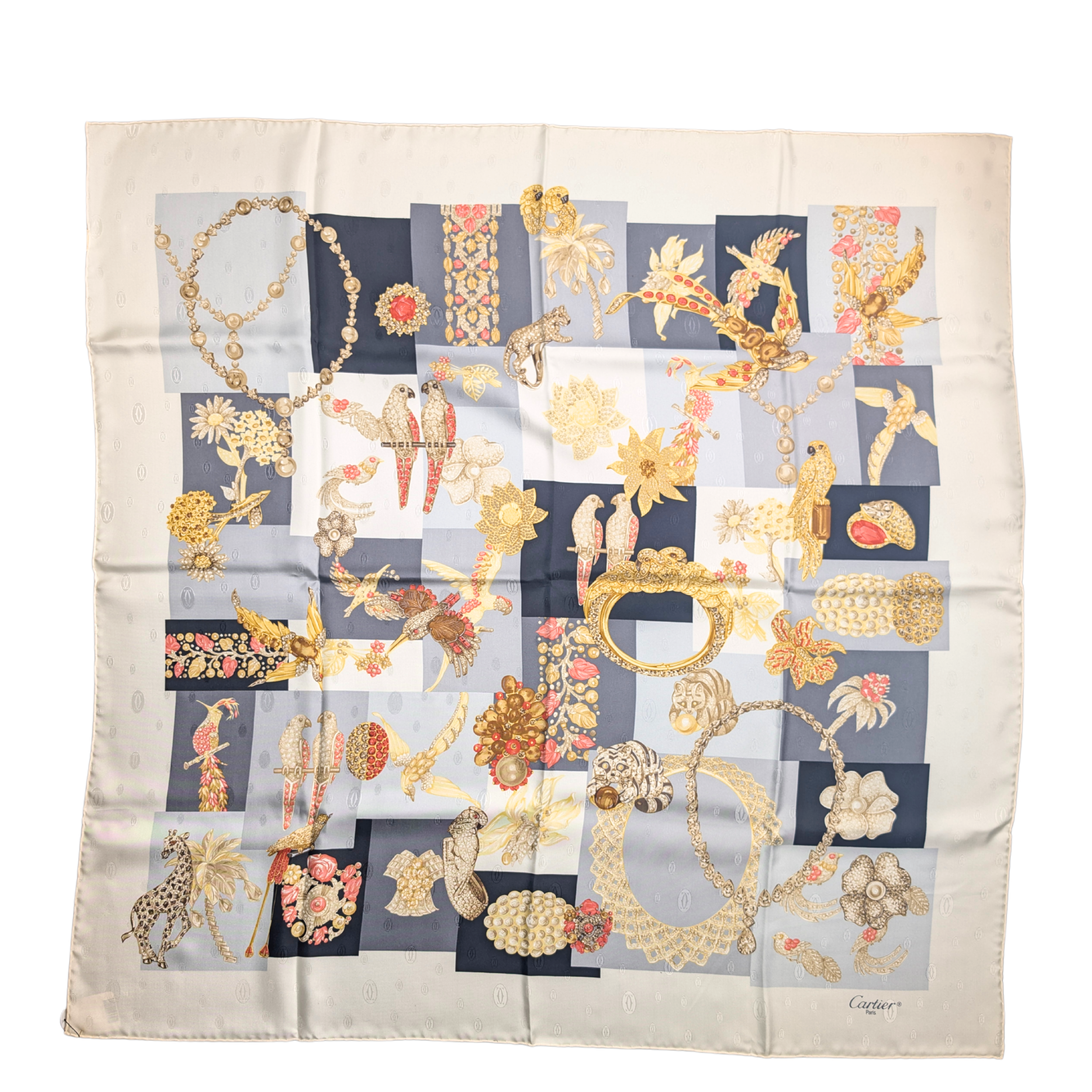 Cartier silk scarf Multicolour