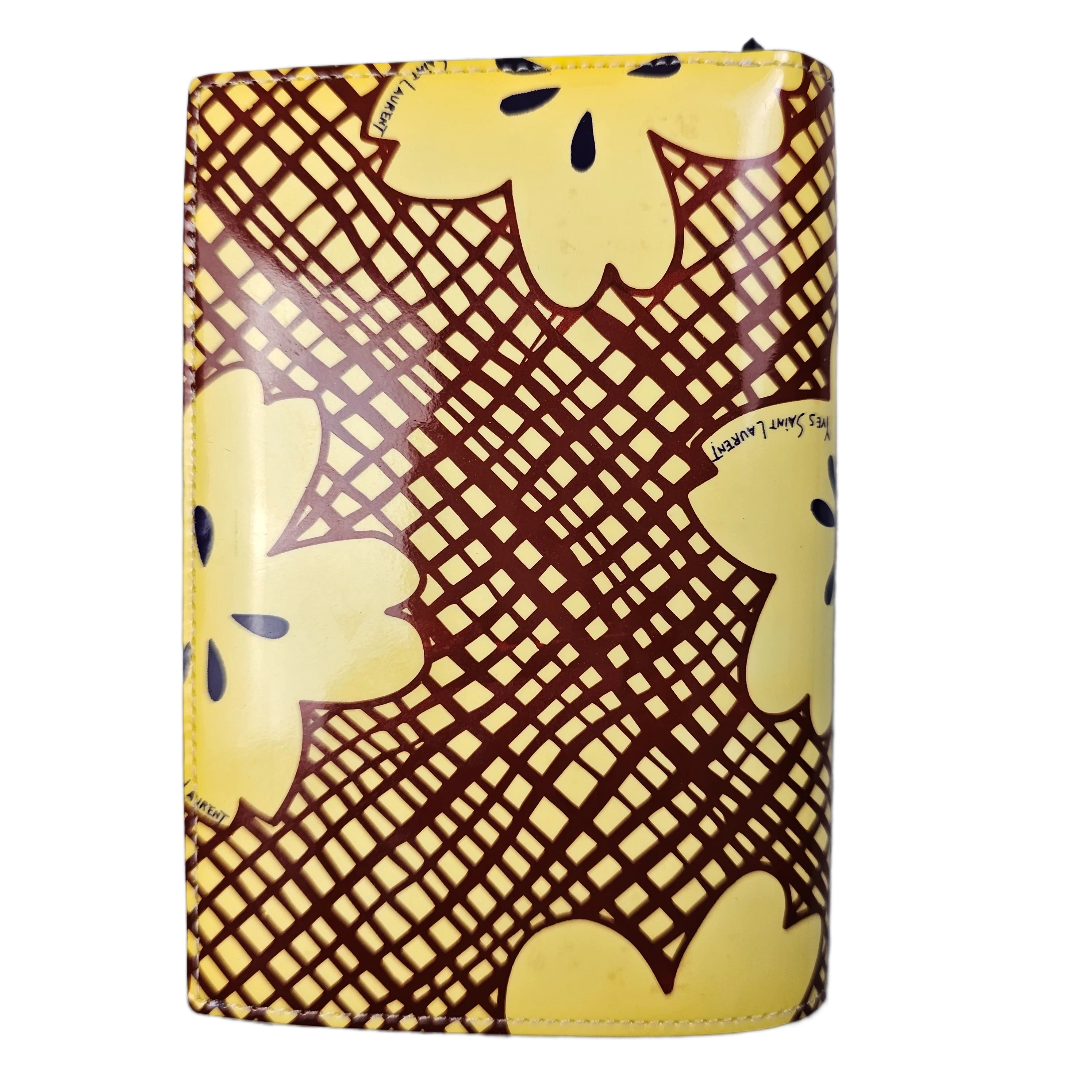 Saint Laurent Abstract Canvas Wallet - Lost Designer