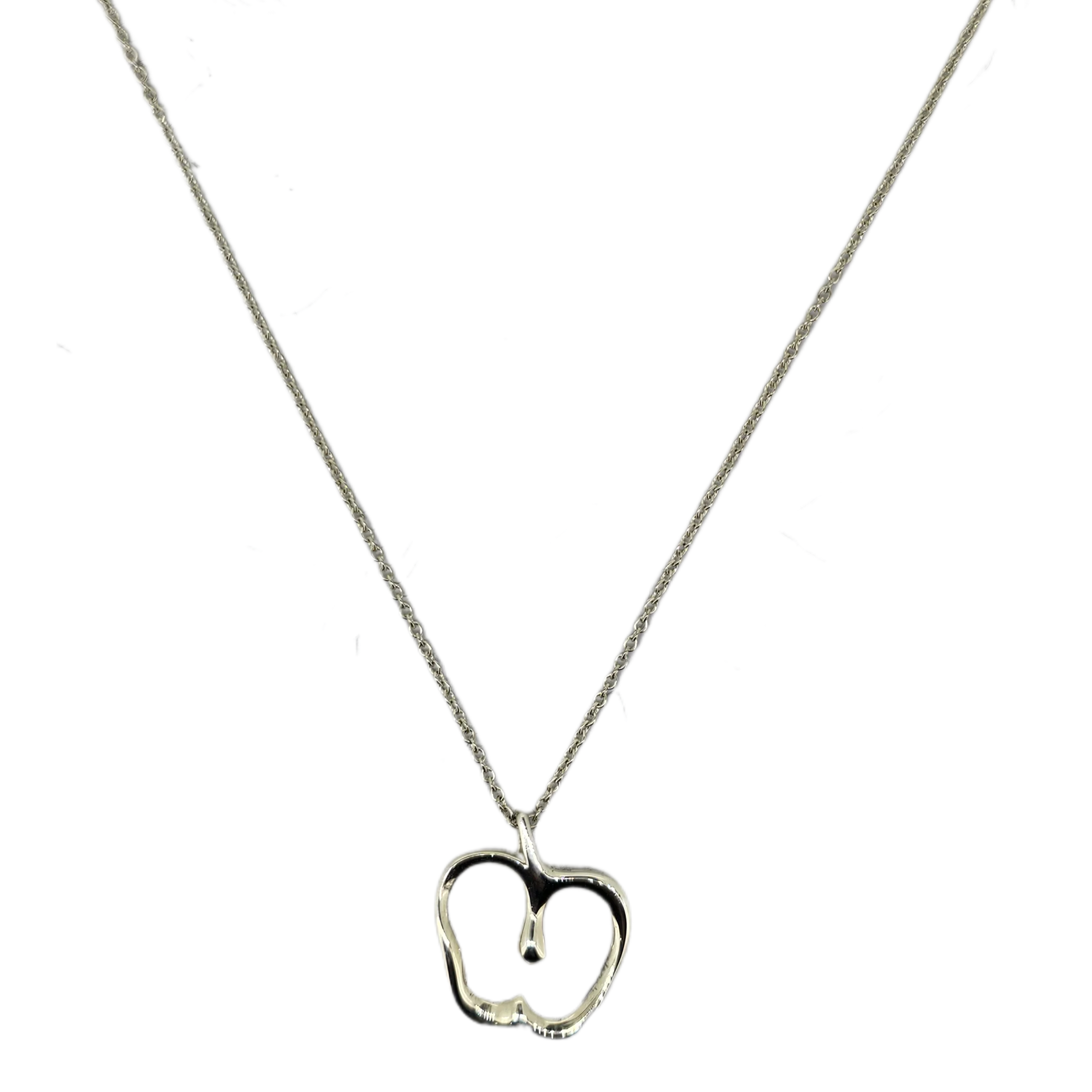 Tiffany & Co Sterling Silver Apple Necklace - Lost Designer
