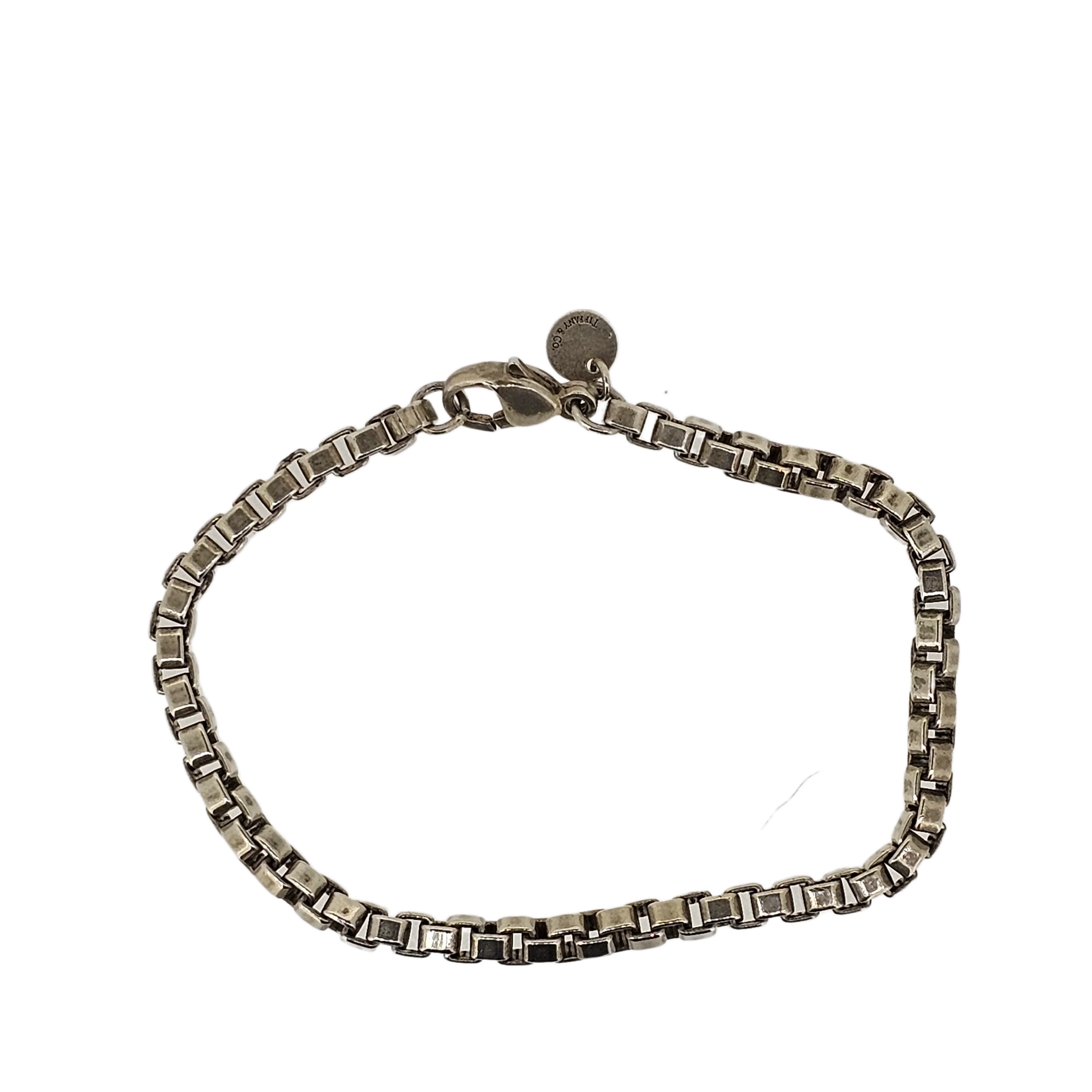 Tiffany & Co Sterling Silver Venetian Link Bracelet - Lost Designer