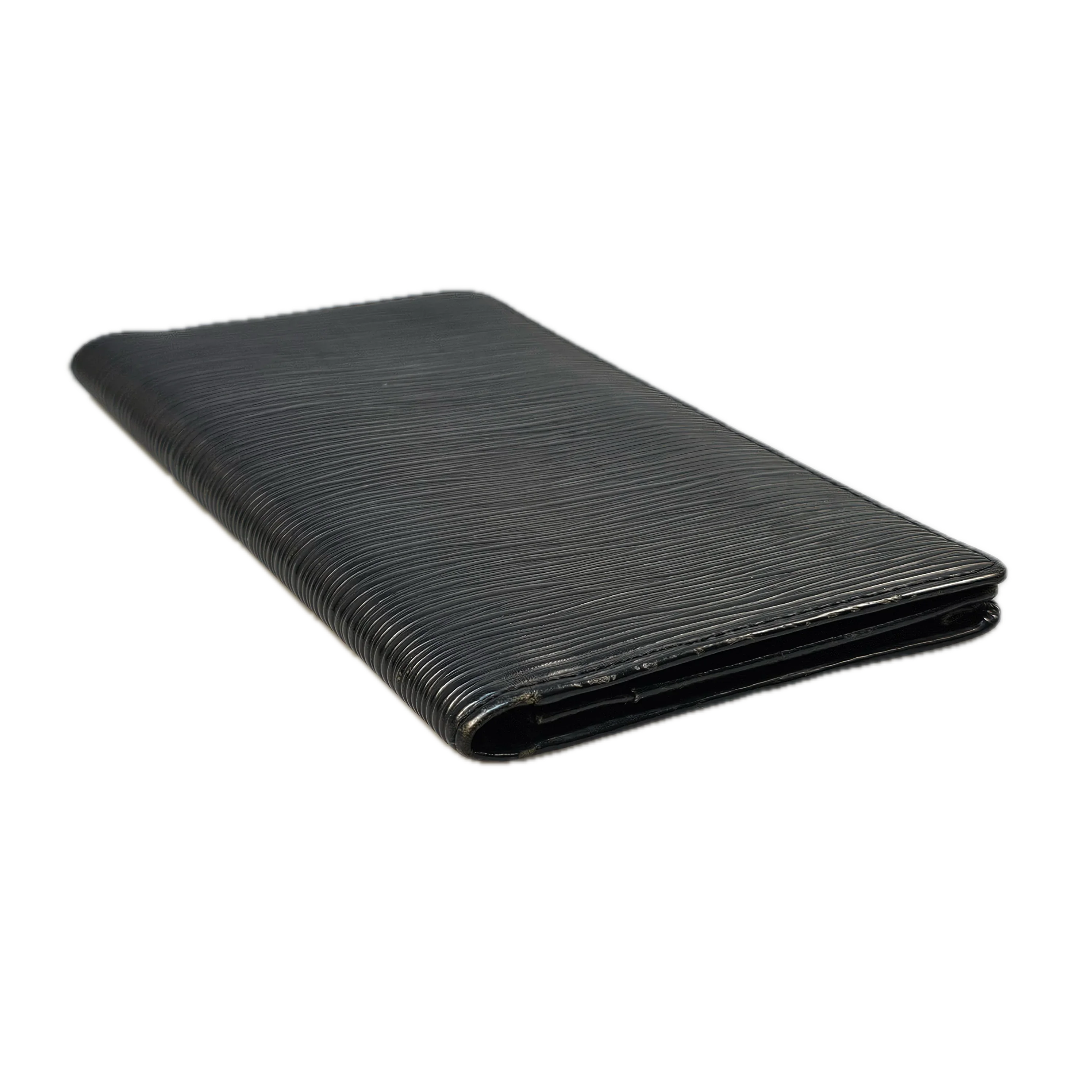 Louis Vuitton Black Epi Brazza Wallet - Lost Designer