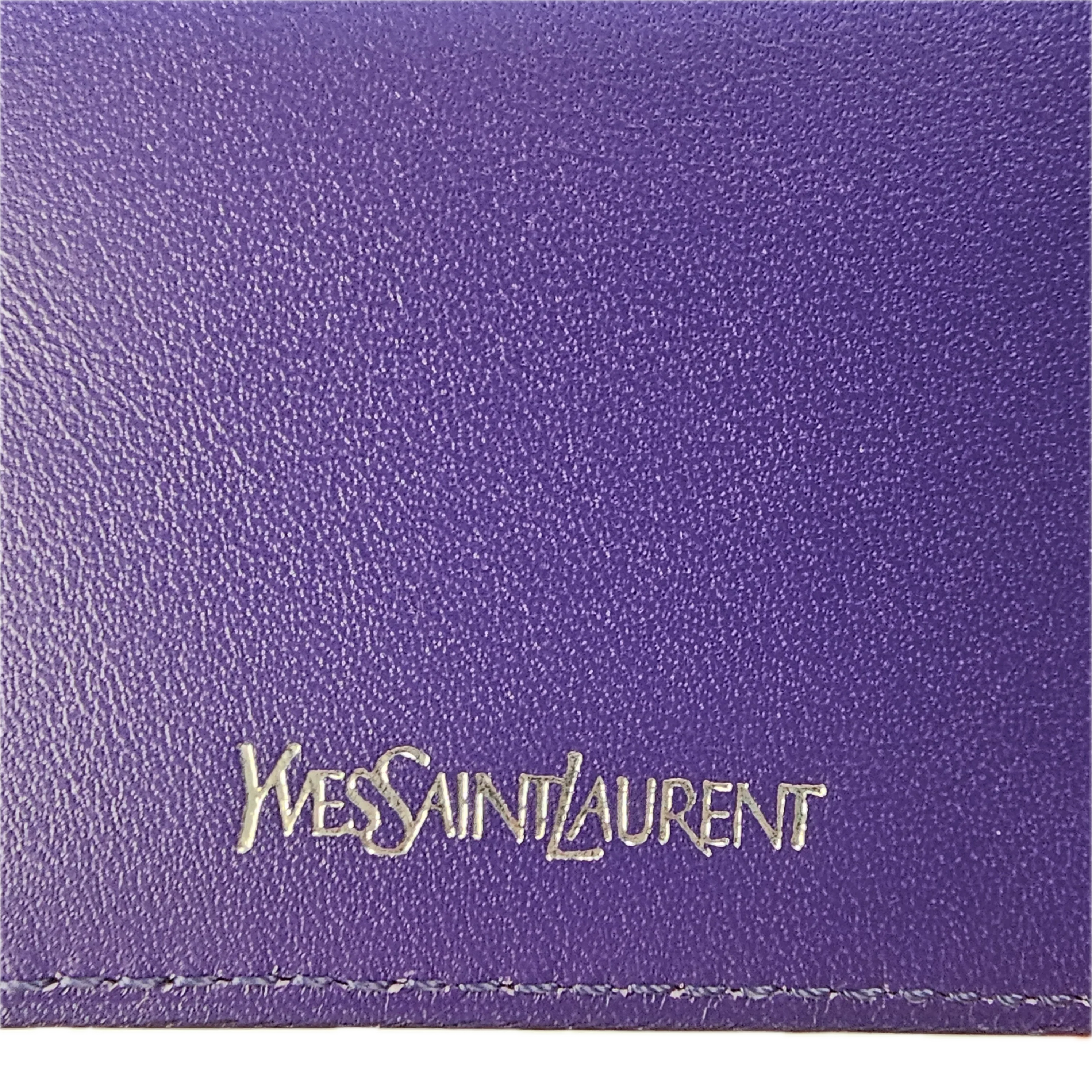 Saint Laurent Abstract Canvas Wallet - Lost Designer