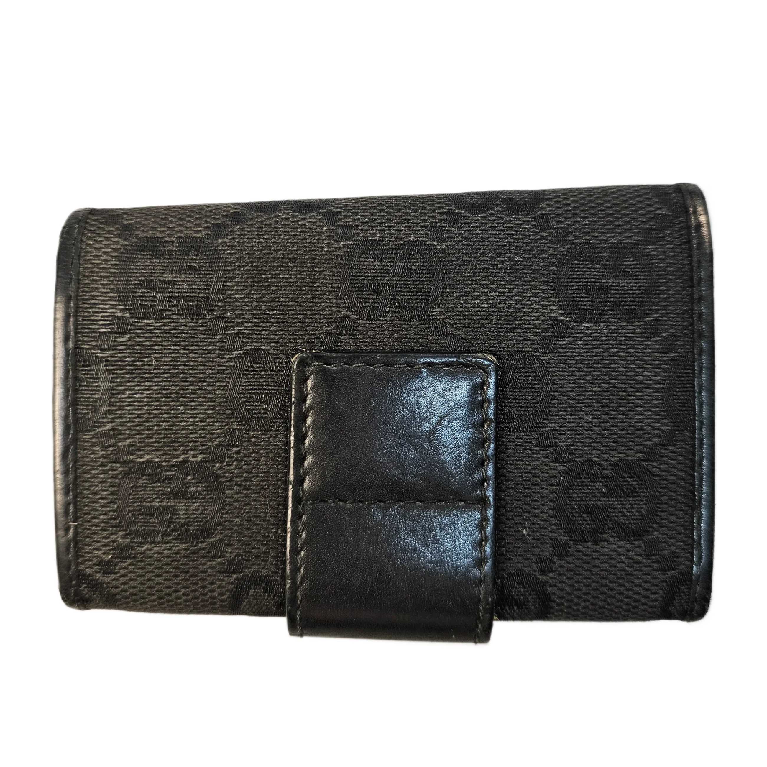 Gucci Monogram Key Case Holder Wallet - Lost Designer