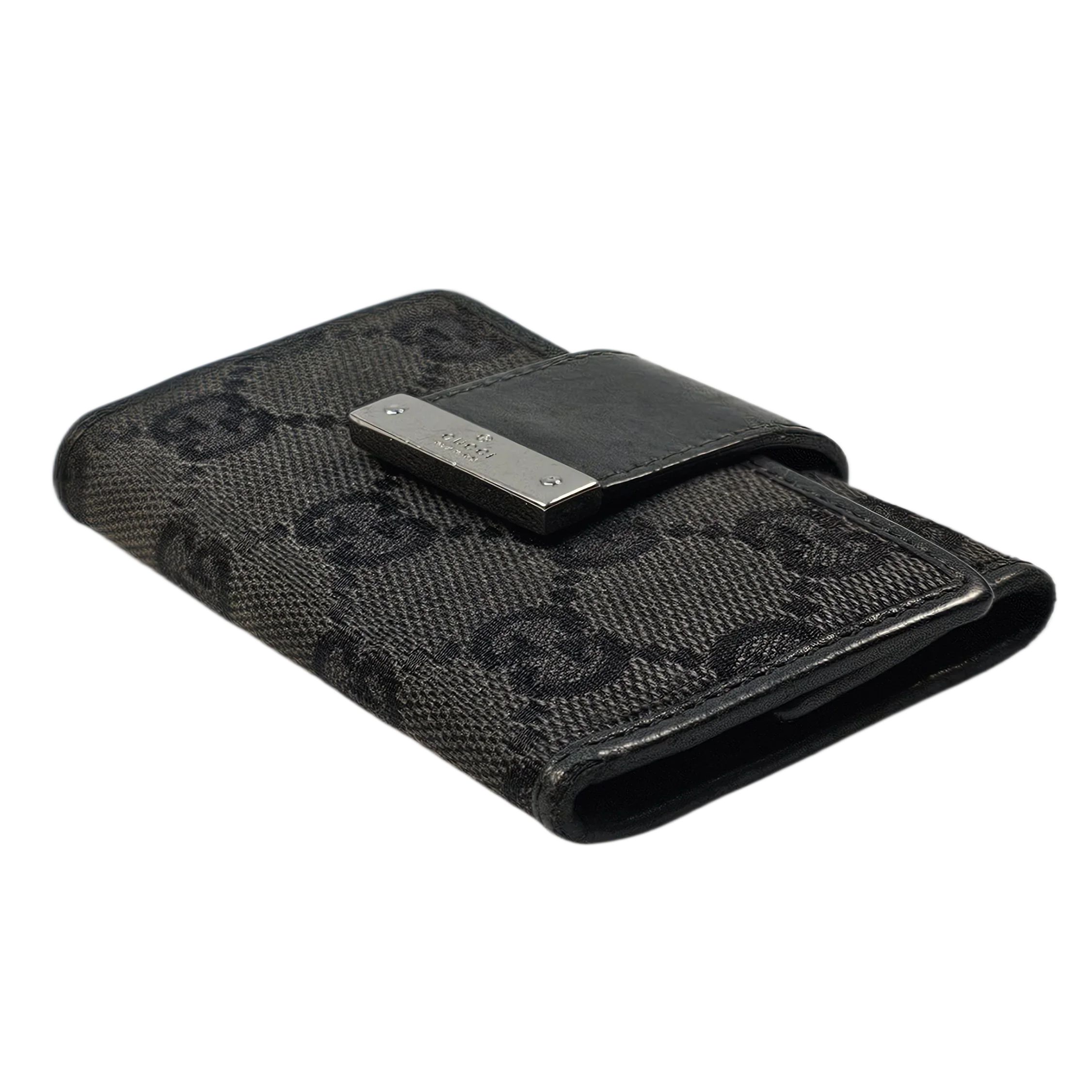 Gucci Monogram Key Case Holder Wallet - Lost Designer