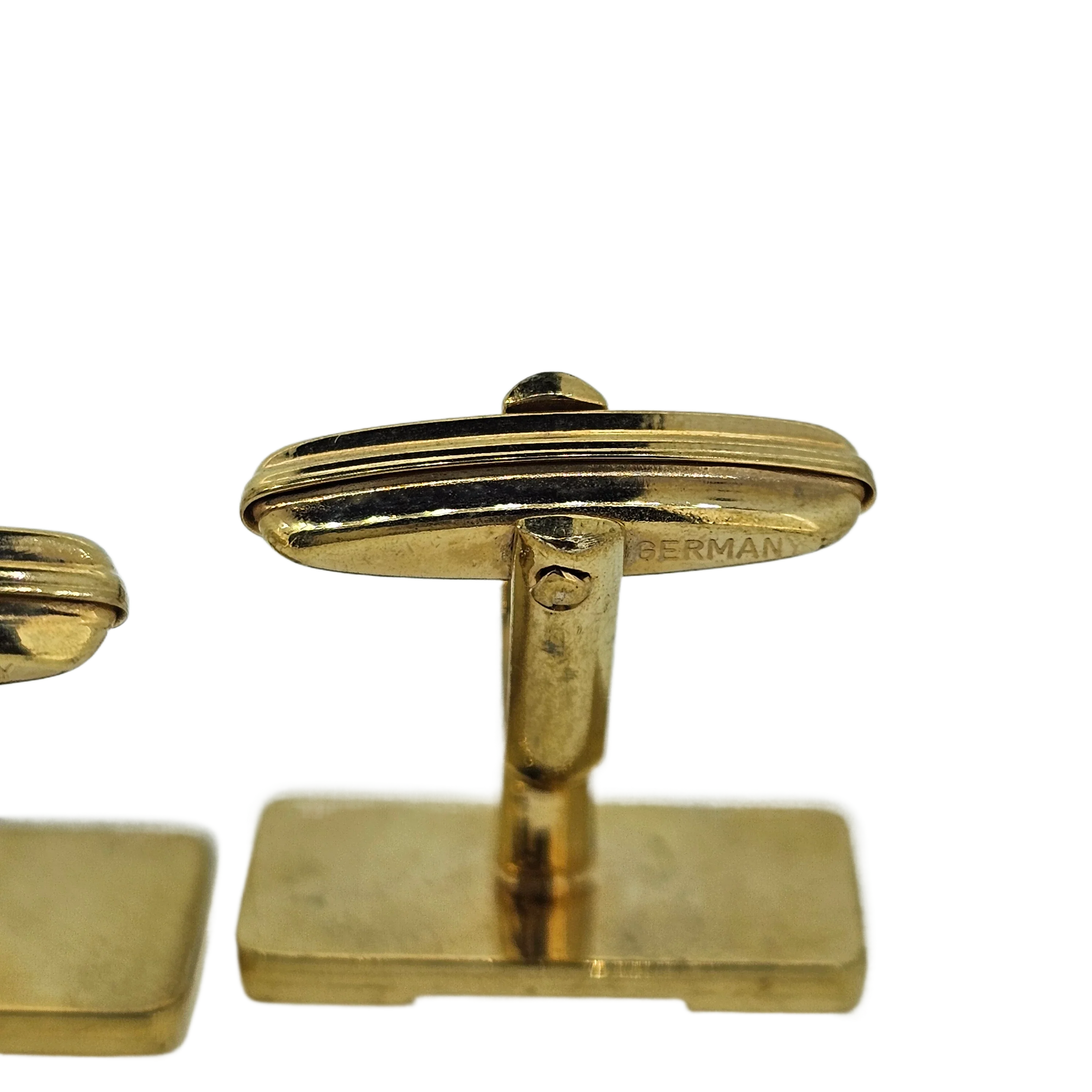 Dior Metal Gold-tone Cufflinks - Lost Designer