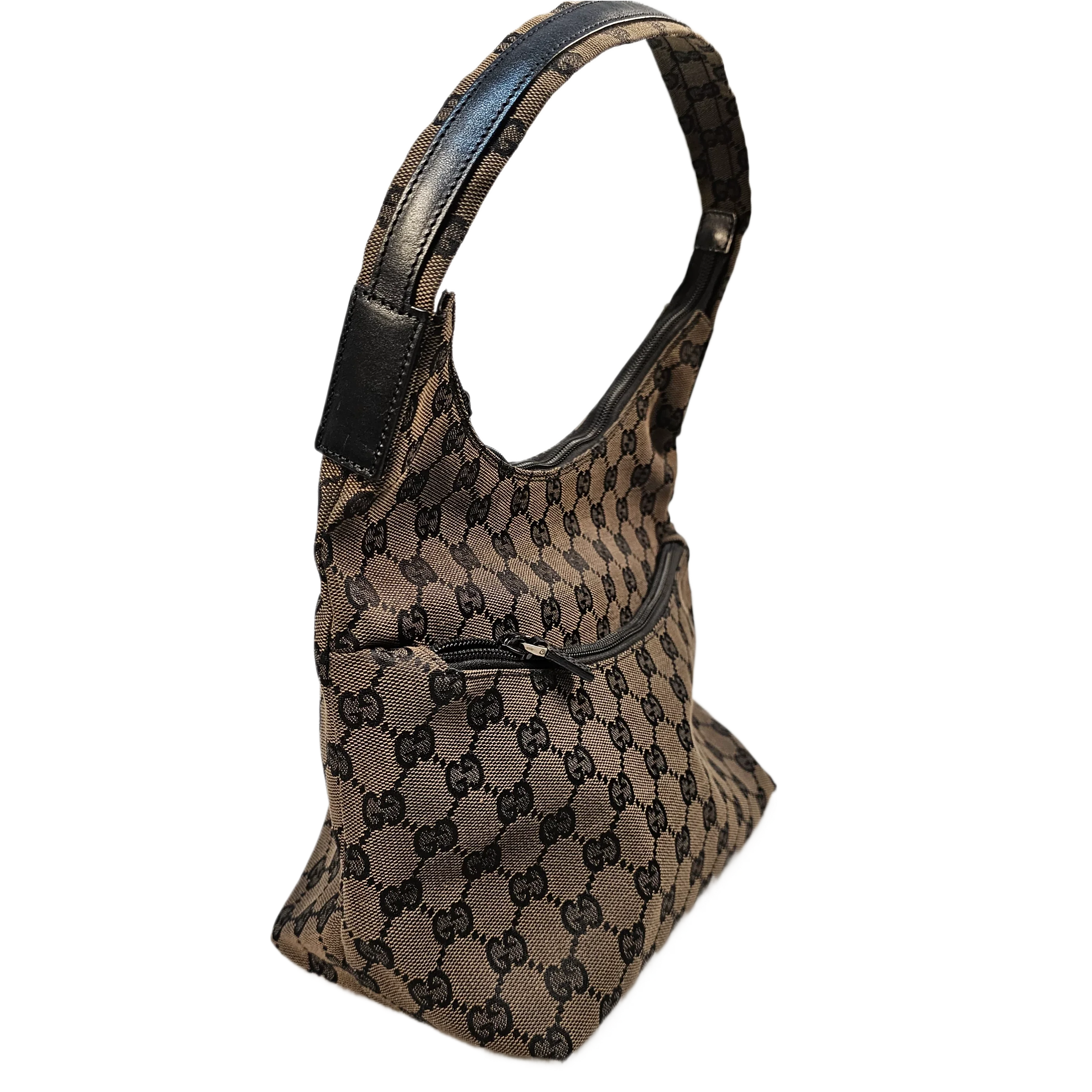 Gucci GG Monogram Fabric Handbag - Lost Designer